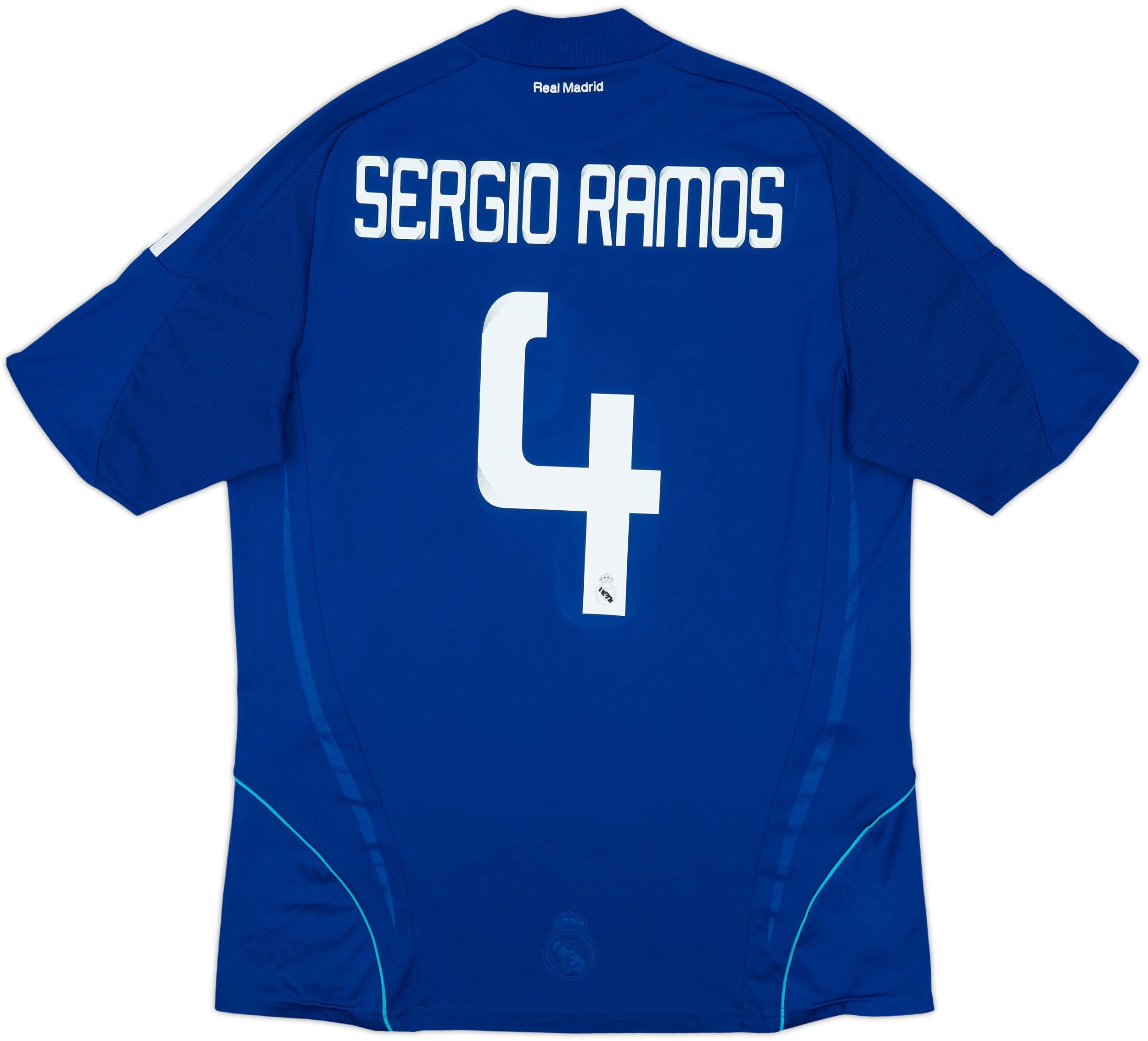 2008-09 Real Madrid Away Shirt Sergio Ramos #4 - 8/10 - (L)
