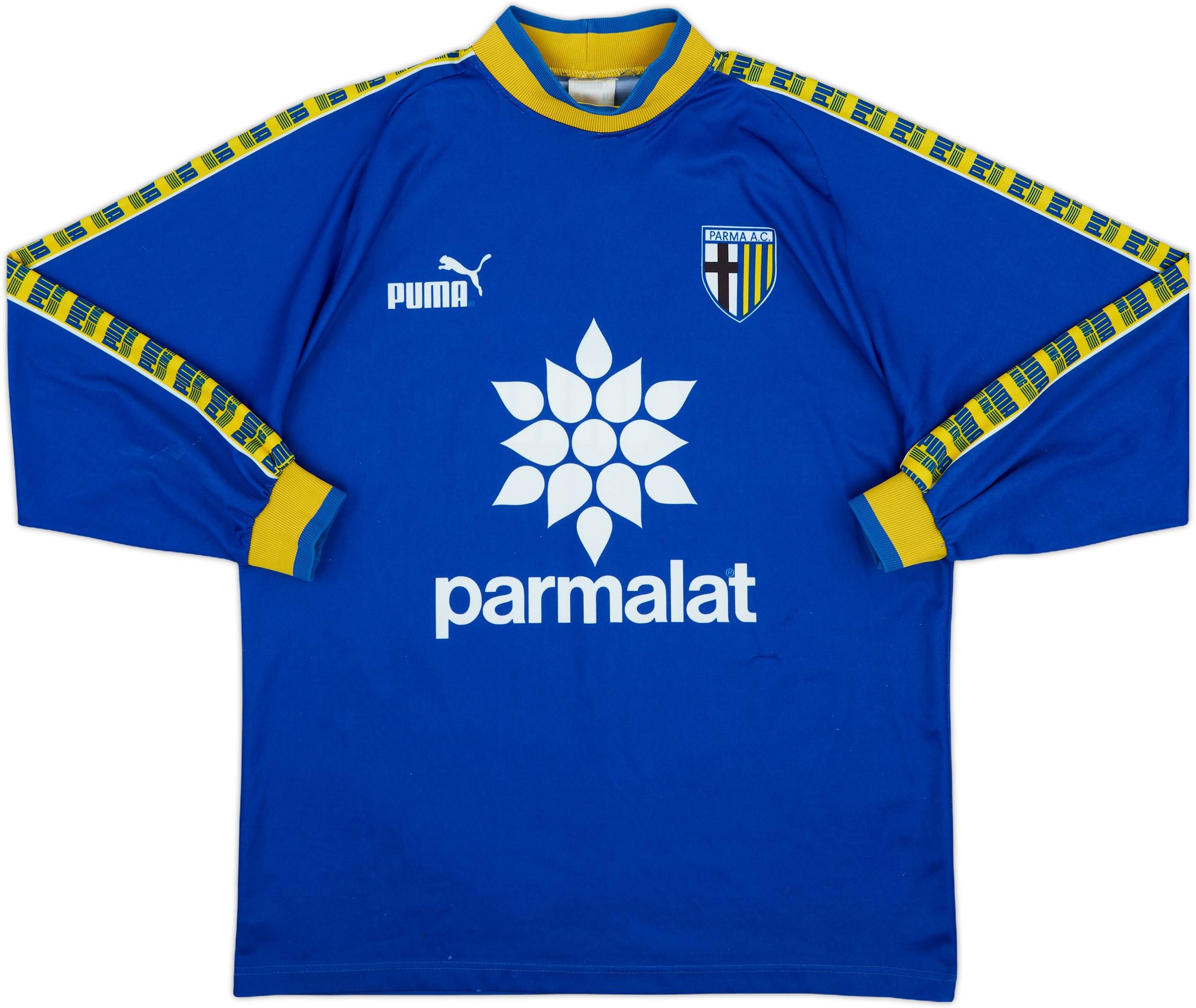 1995-96 Parma Puma Player Issue Training L/S Shirt #71 - 6/10 - (XL)