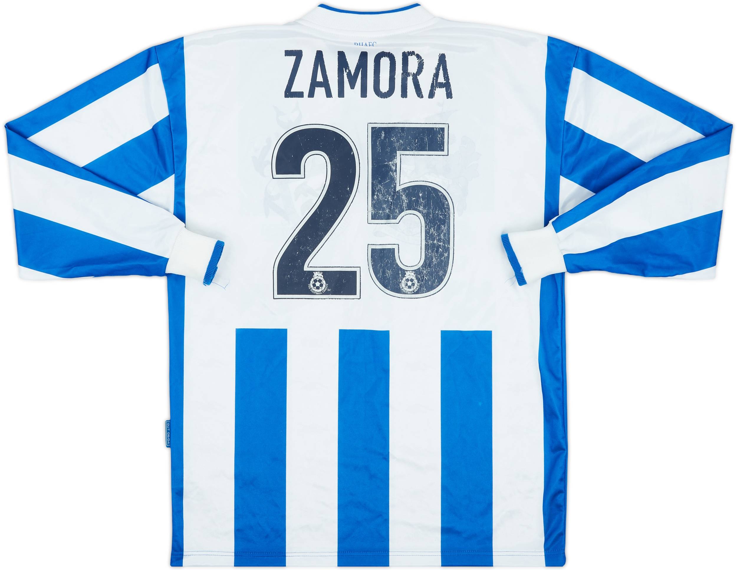 2002-04 Brighton Home L/S Shirt Zamora #25 - 5/10 - (L)