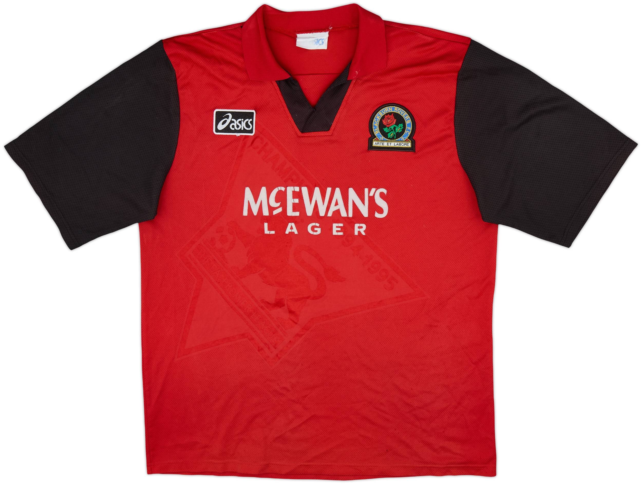 1995-96 Blackburn Away Shirt Shearer #9 - 6/10 - (XL)