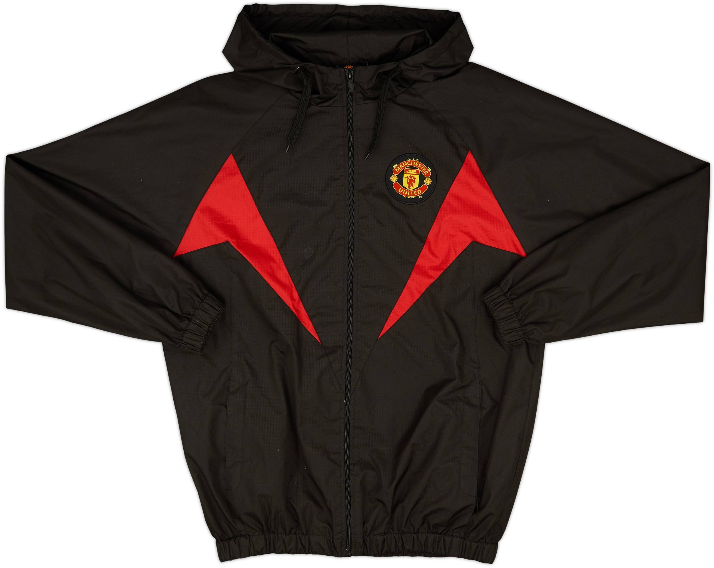 2020-21 Manchester United Hooded Rain Jacket - 8/10 - (M)