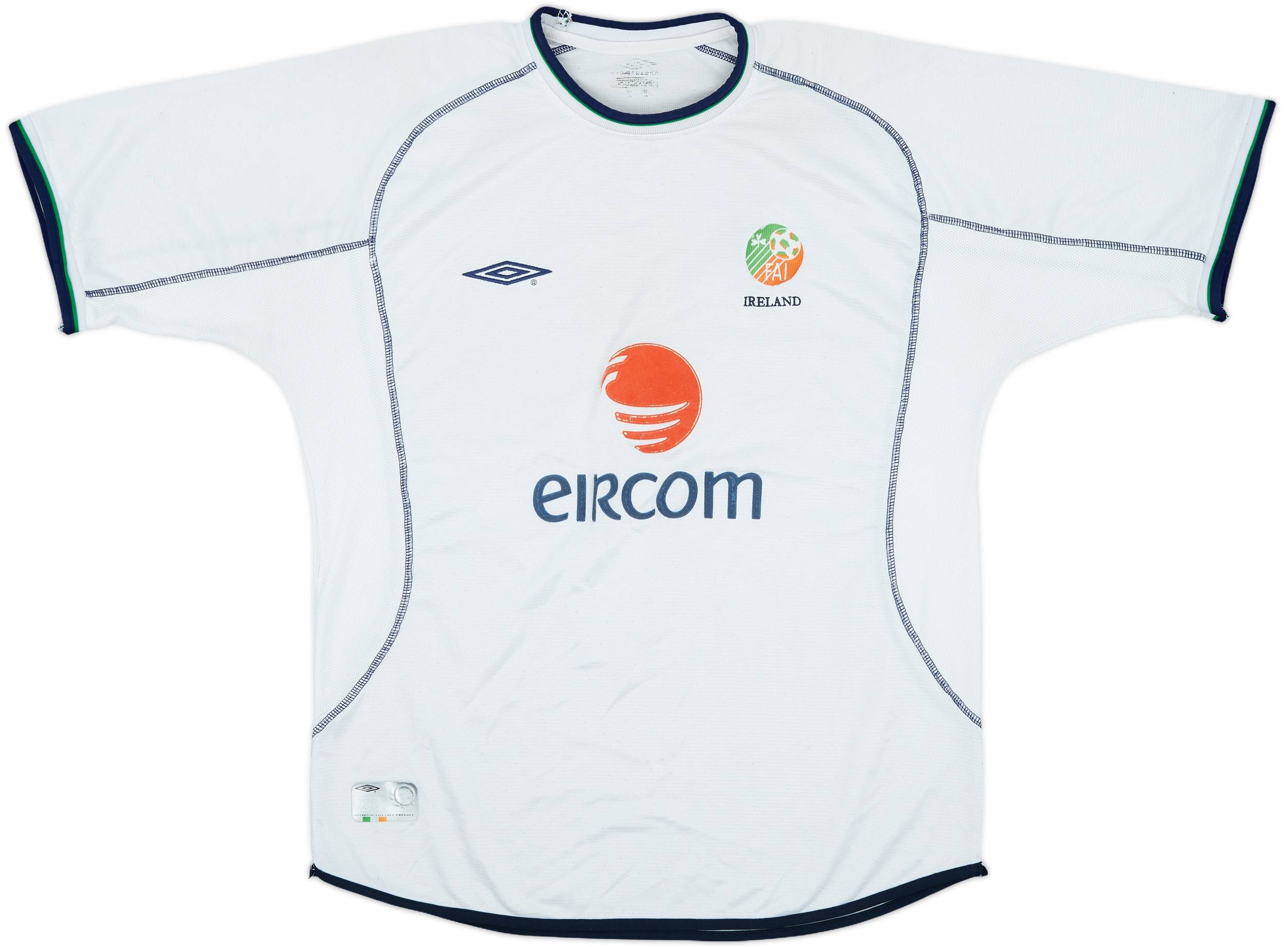 2002-03 Ireland Umbro Training Shirt - 5/10 - (XXL)
