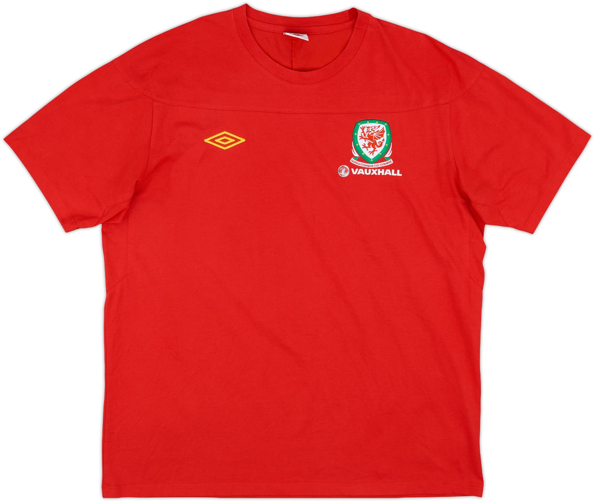 2010-11 Wales Umbro Training Shirt - 8/10 - (XXL)