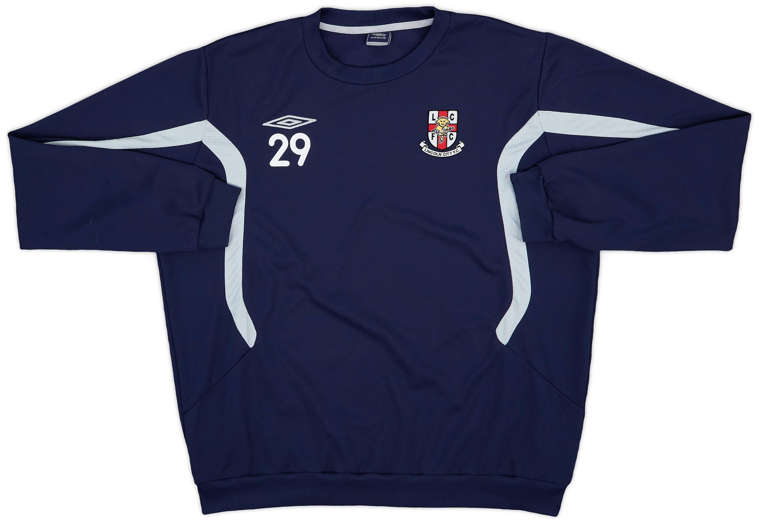 2007-08 Lincoln City Umbro Player Issue Sweat Top #29 - 9/10 - (XXL)