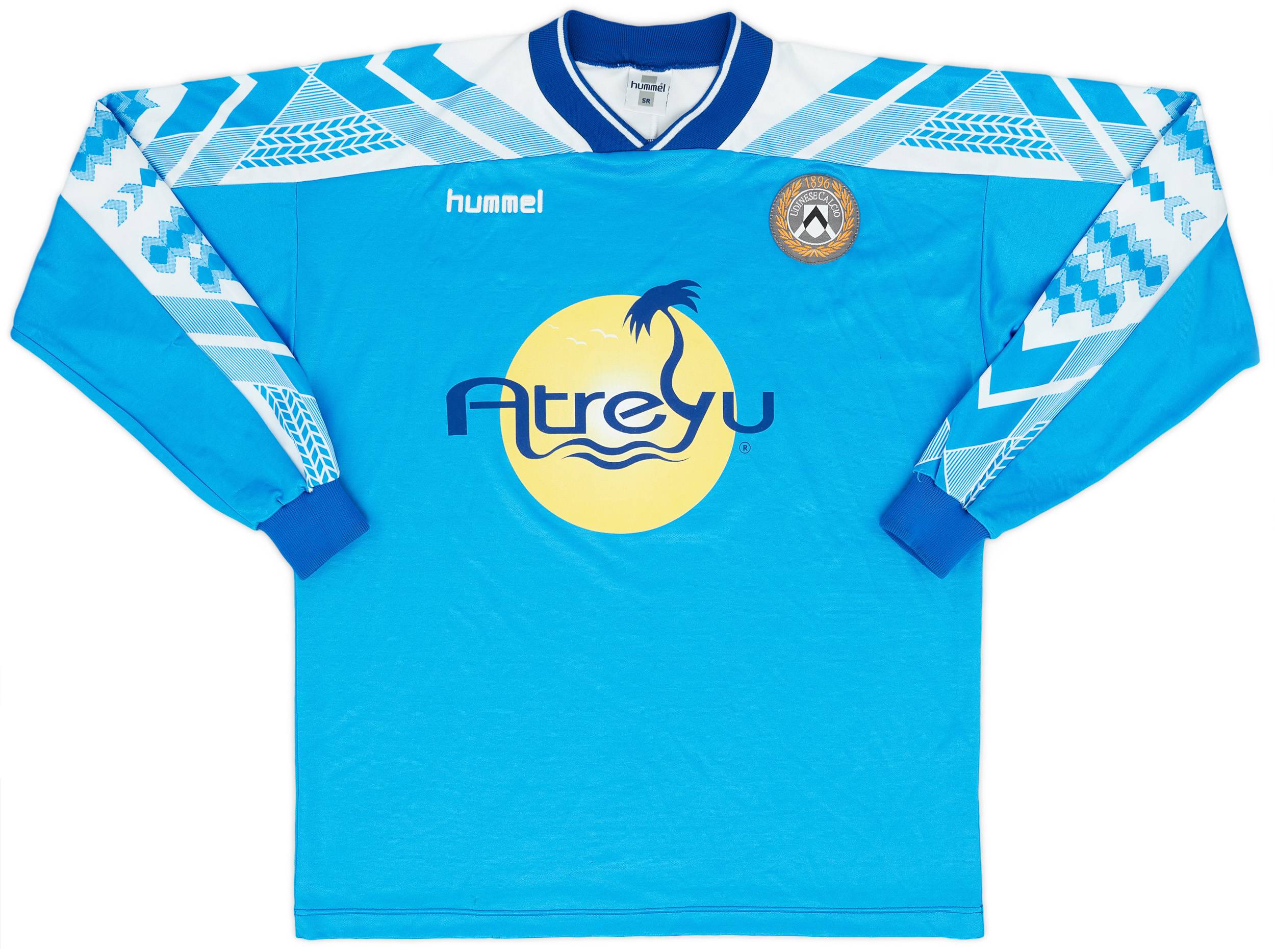 1997-98 Udinese Hummel Training L/S Shirt - 8/10 - (XL)