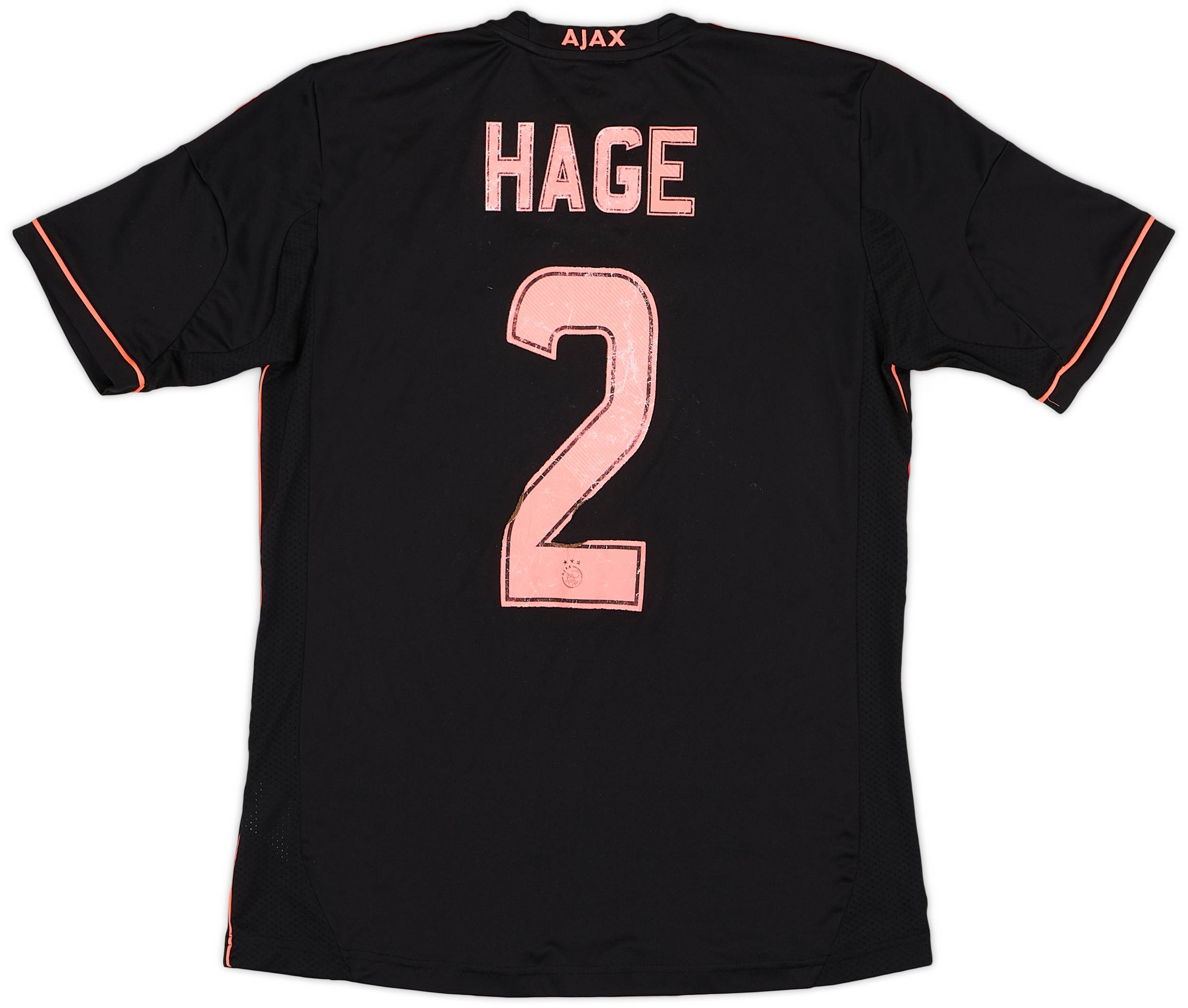 2013-14 Ajax Away Shirt Hage #2 - 5/10 - (XL.Boys)
