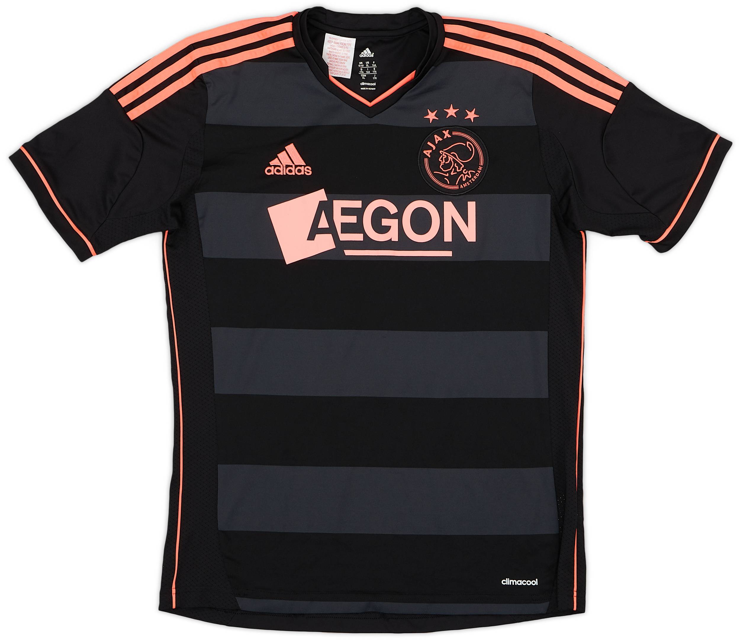 ウェア AFC AJAX adidas 13/14 away kit 2013-14 Ajax Away Shirt Hage #2 - 5/10 - (XL.Boys)