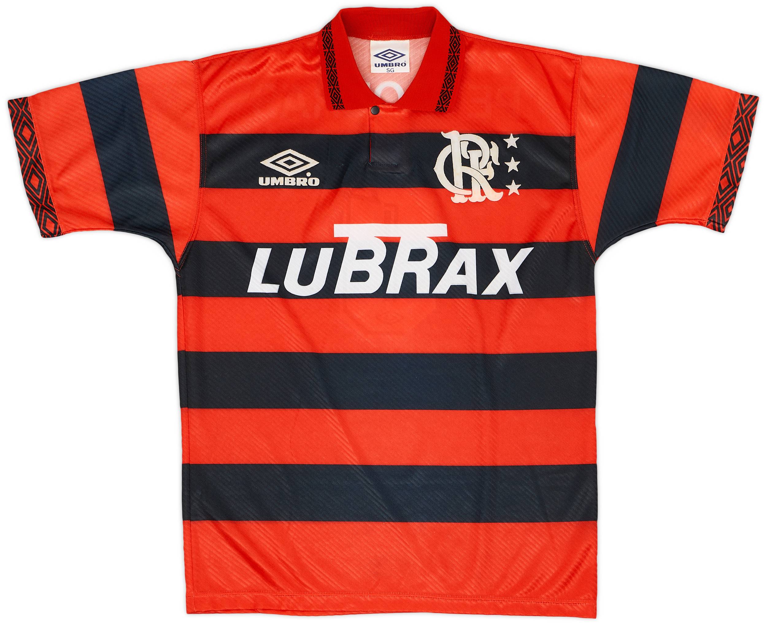 1994-95 Flamengo Centenary Home Shirt #8 - 9/10 - (L)