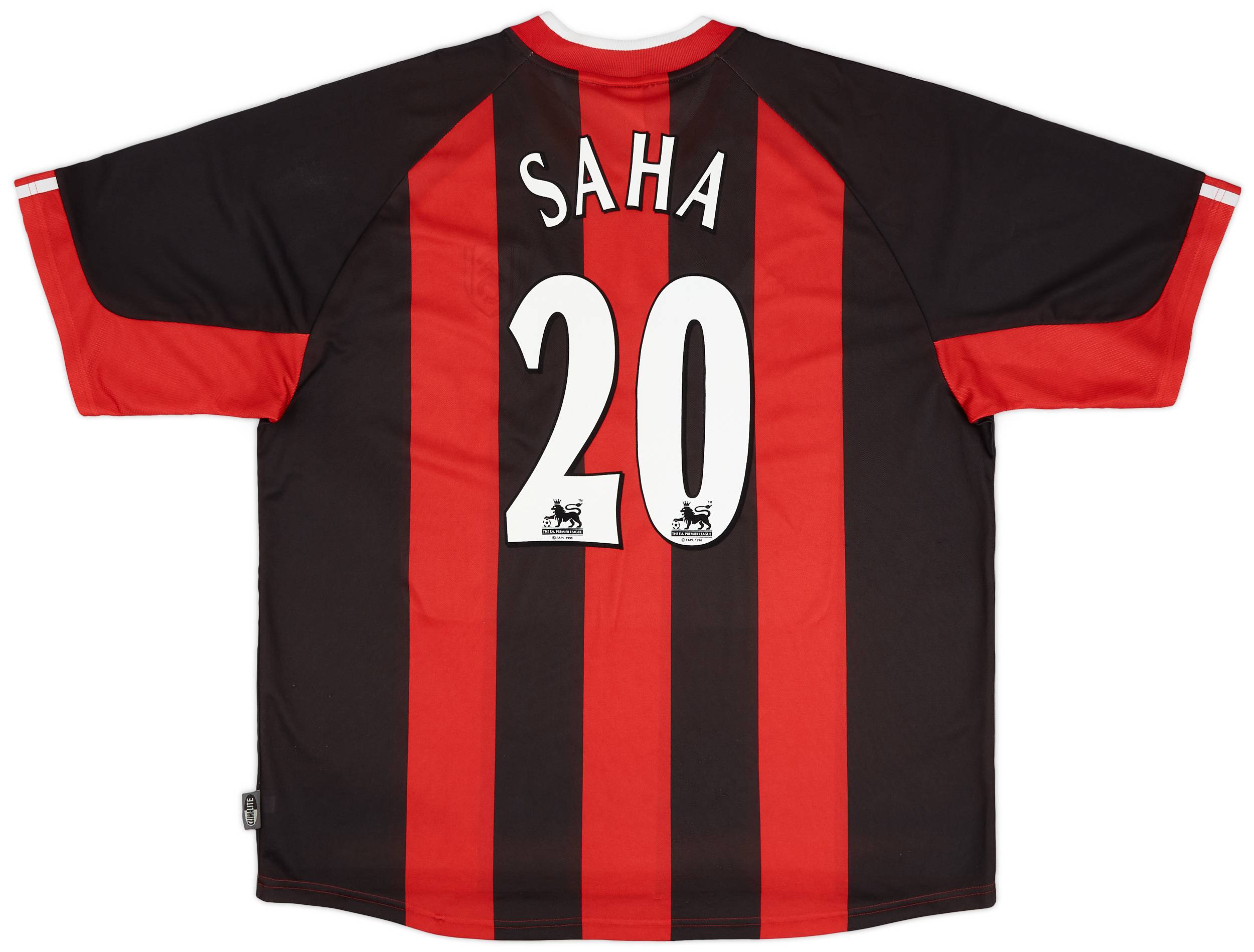 2001-02 Fulham Away Shirt Saha #20  - 7/10 - (XXL)