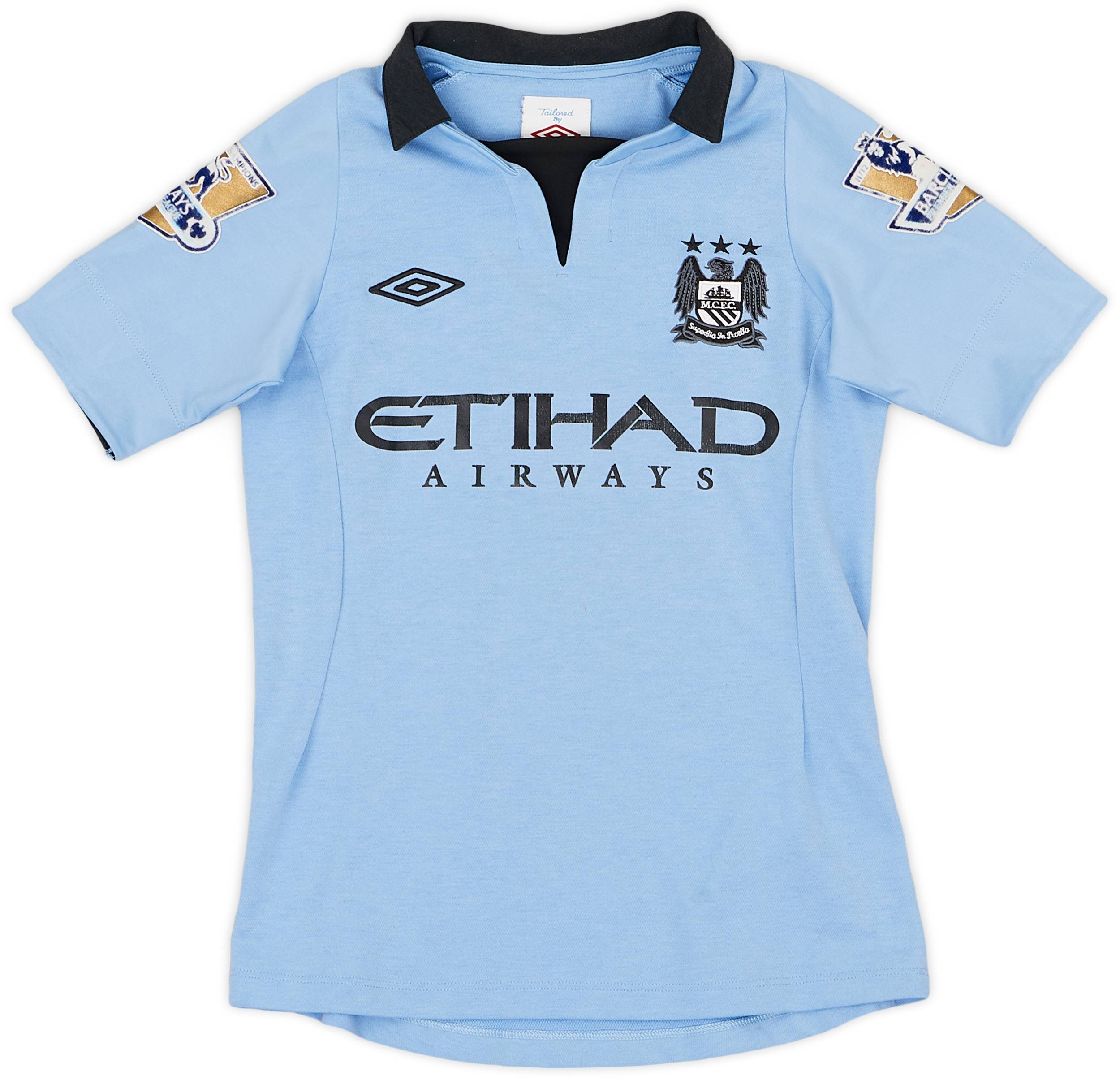 2012 13 Manchester City Home Shirt 7 10 S.Boys