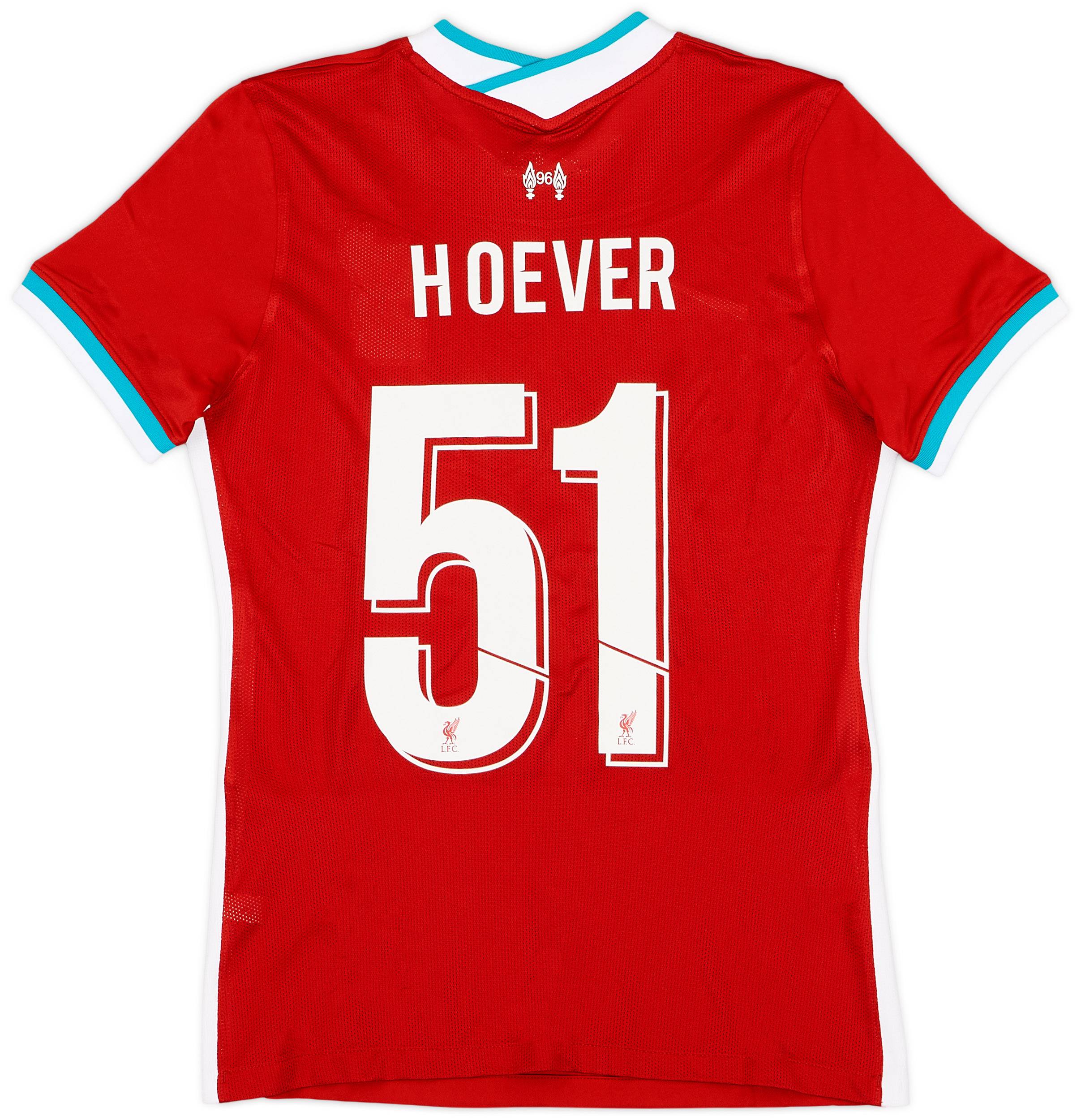 2020-21 Liverpool Player Issue Home Shirt Hoever #51 (M)