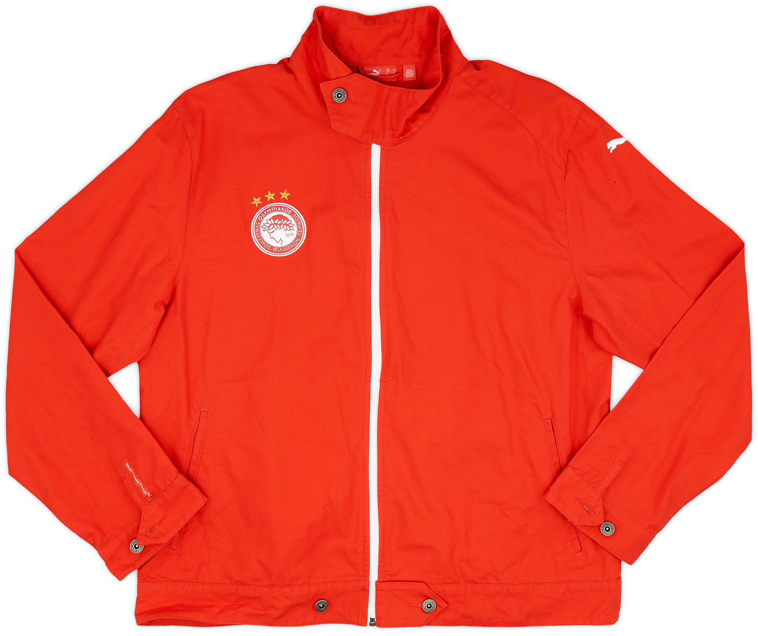 2010-11 Olympiakos Puma Track Jacket - 9/10 - (L)