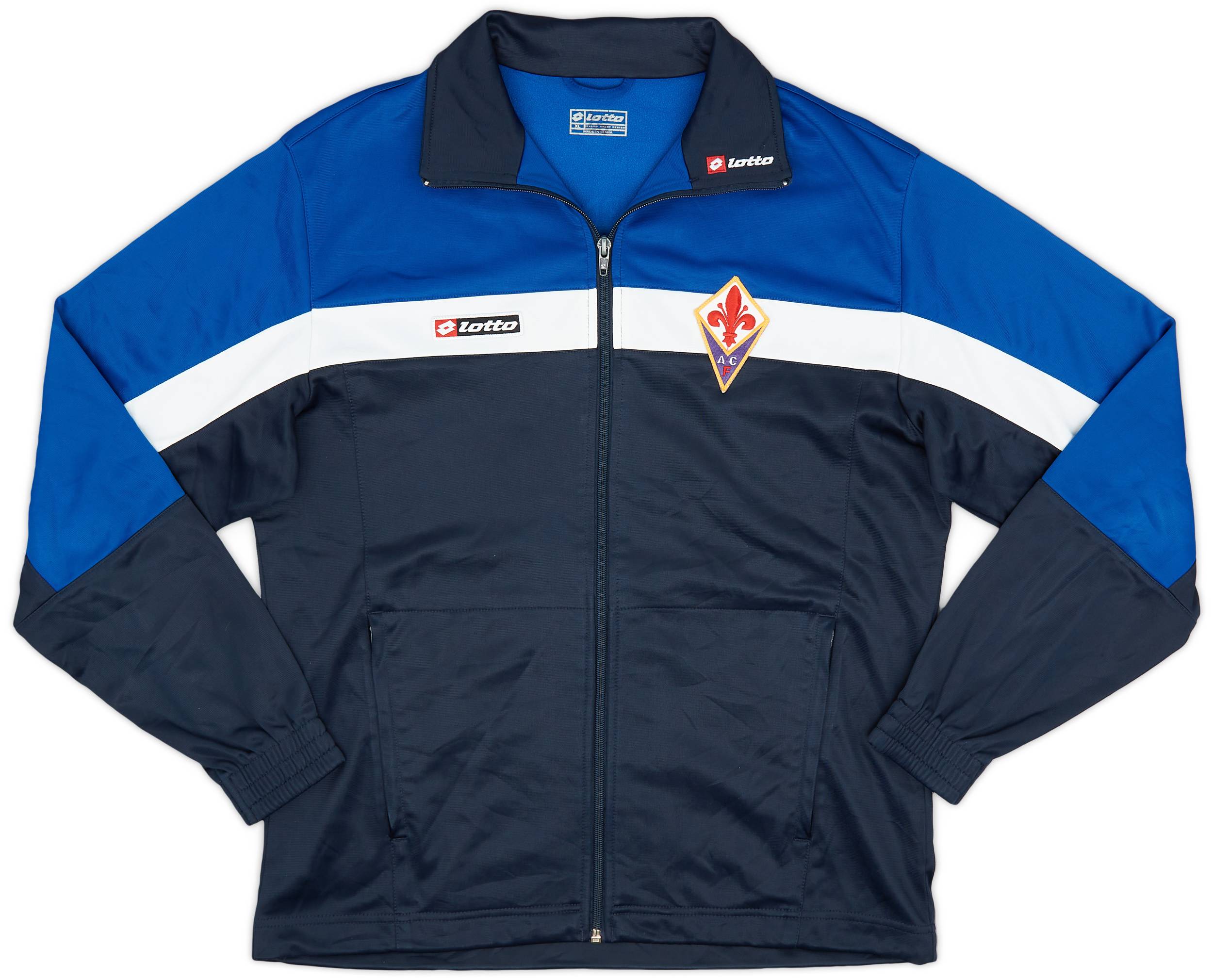 2008-10 Fiorentina Lotto Track Jacket - 9/10 - (XL.Boys)