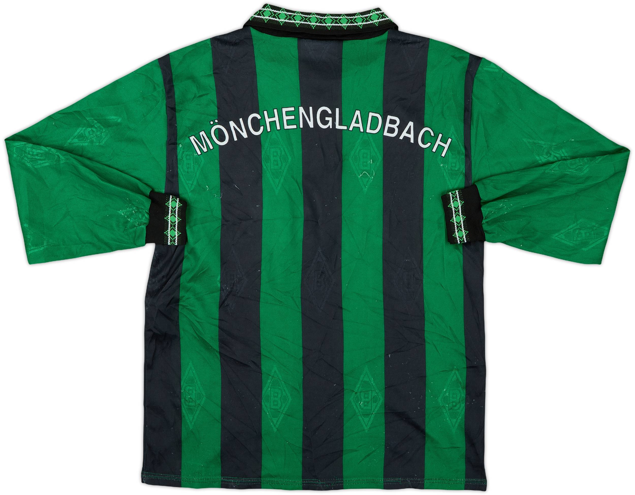 1995-96 Borussia Monchengladbach Away L/S Shirt - 6/10 - (S)