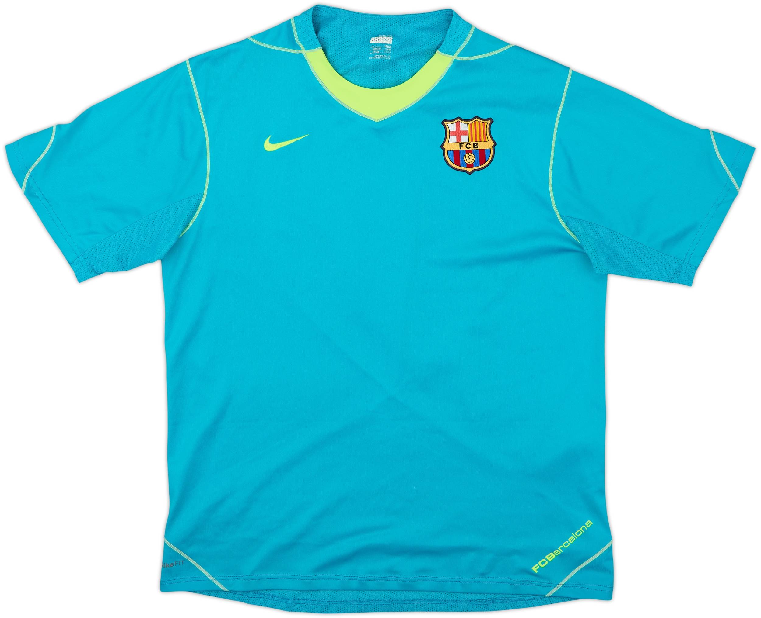 2007-08 Barcelona Nike Training Shirt - 8/10 - (L)