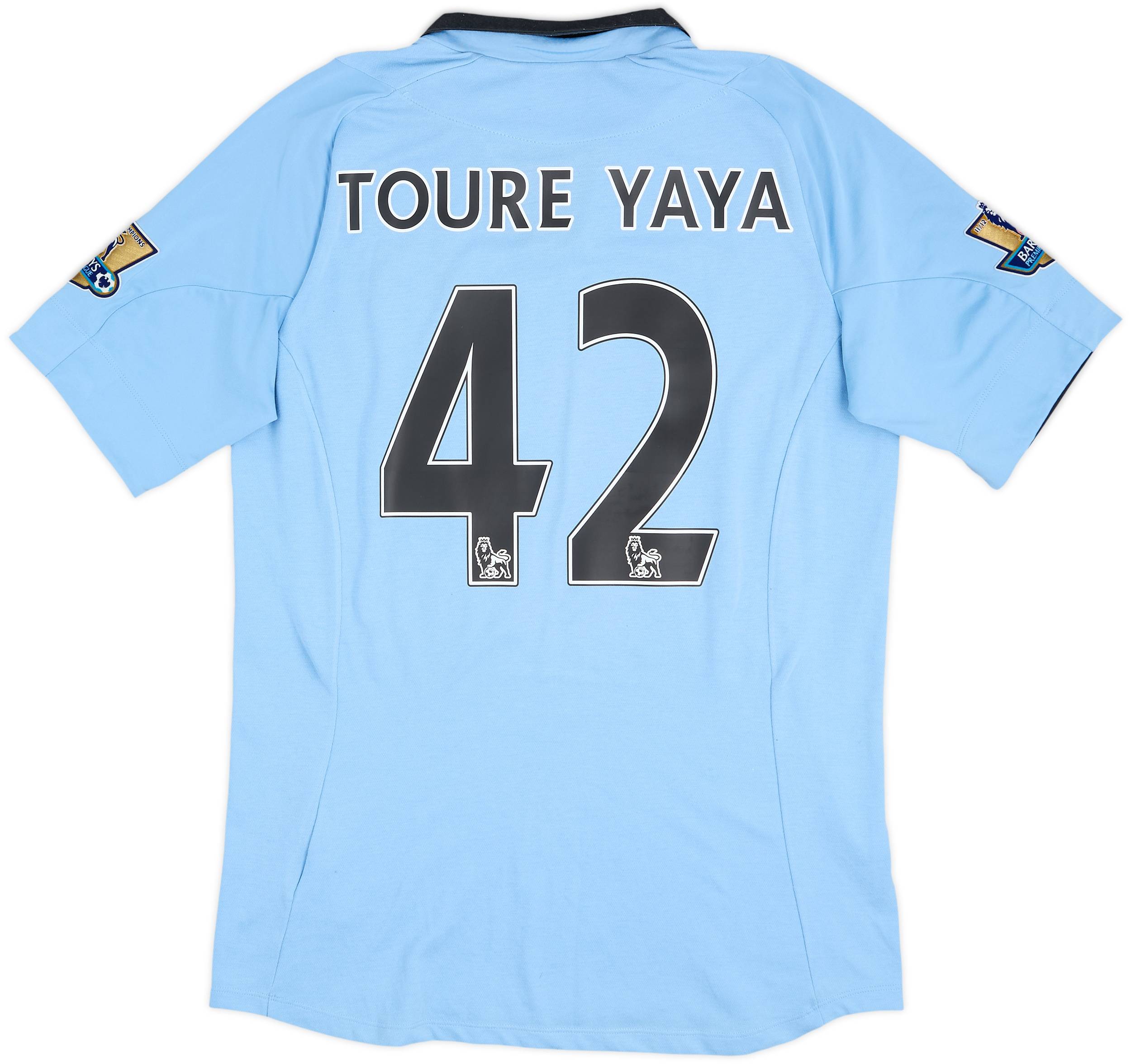 2012-13 Manchester City Home Shirt Toure Yaya #42 - 8/10 - (M)