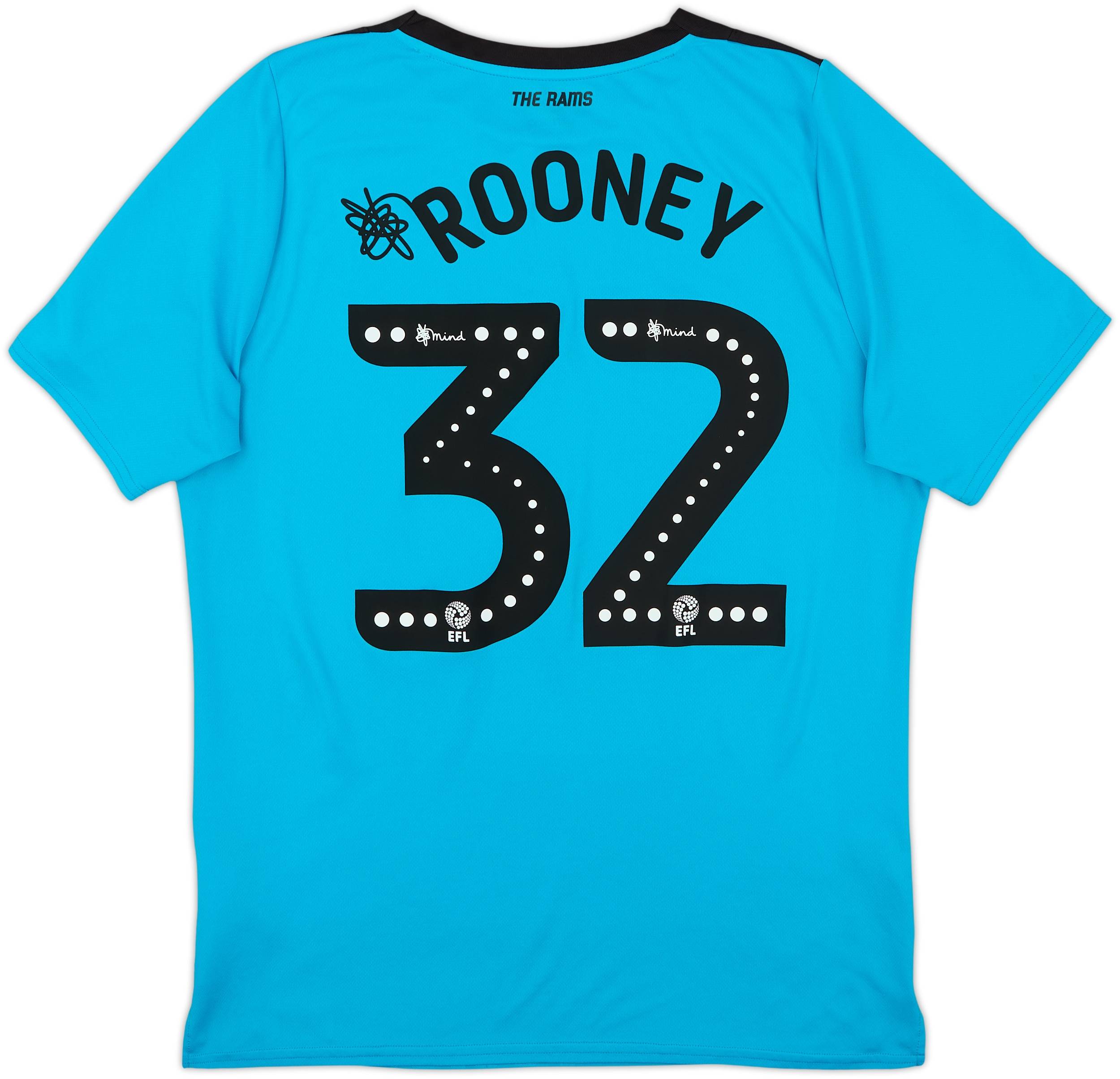 2019-20 Derby County Away Shirt Rooney #32 - 8/10 - (M)