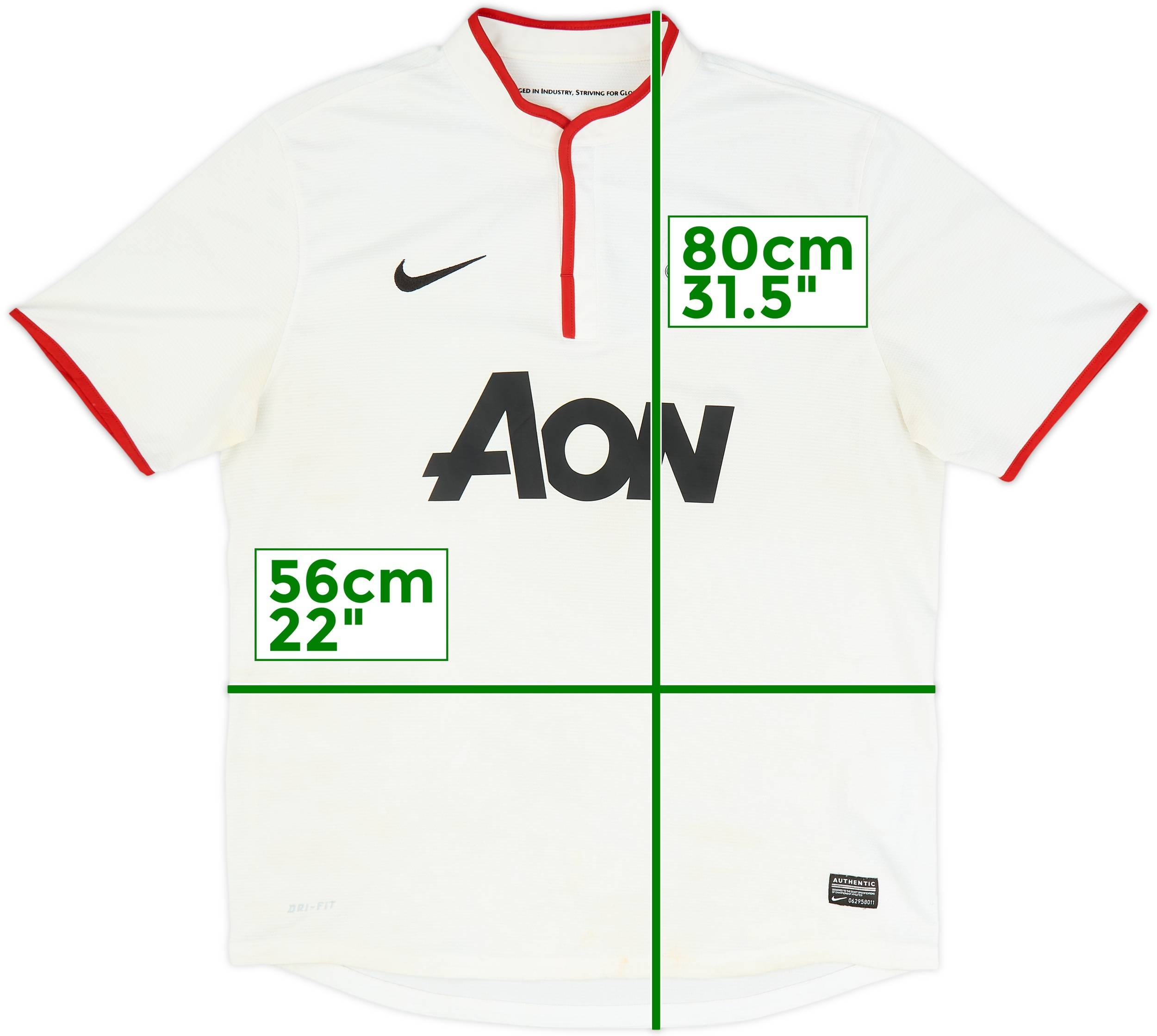 13-14 MANCHESTER UNITED away NIKE Mサイズ 2012-14 Manchester United Away Shirt - 4/10 - (L)