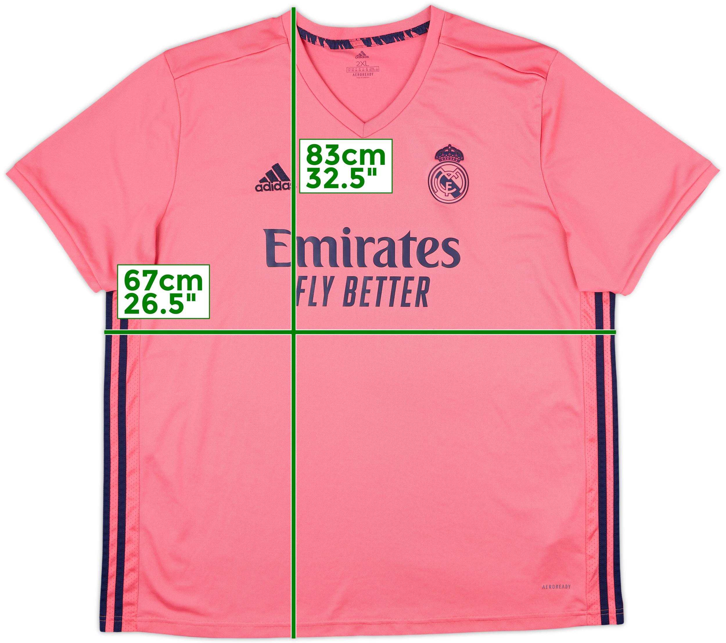 2020-21 Real Madrid Away Shirt - 5/10 - (XXL)