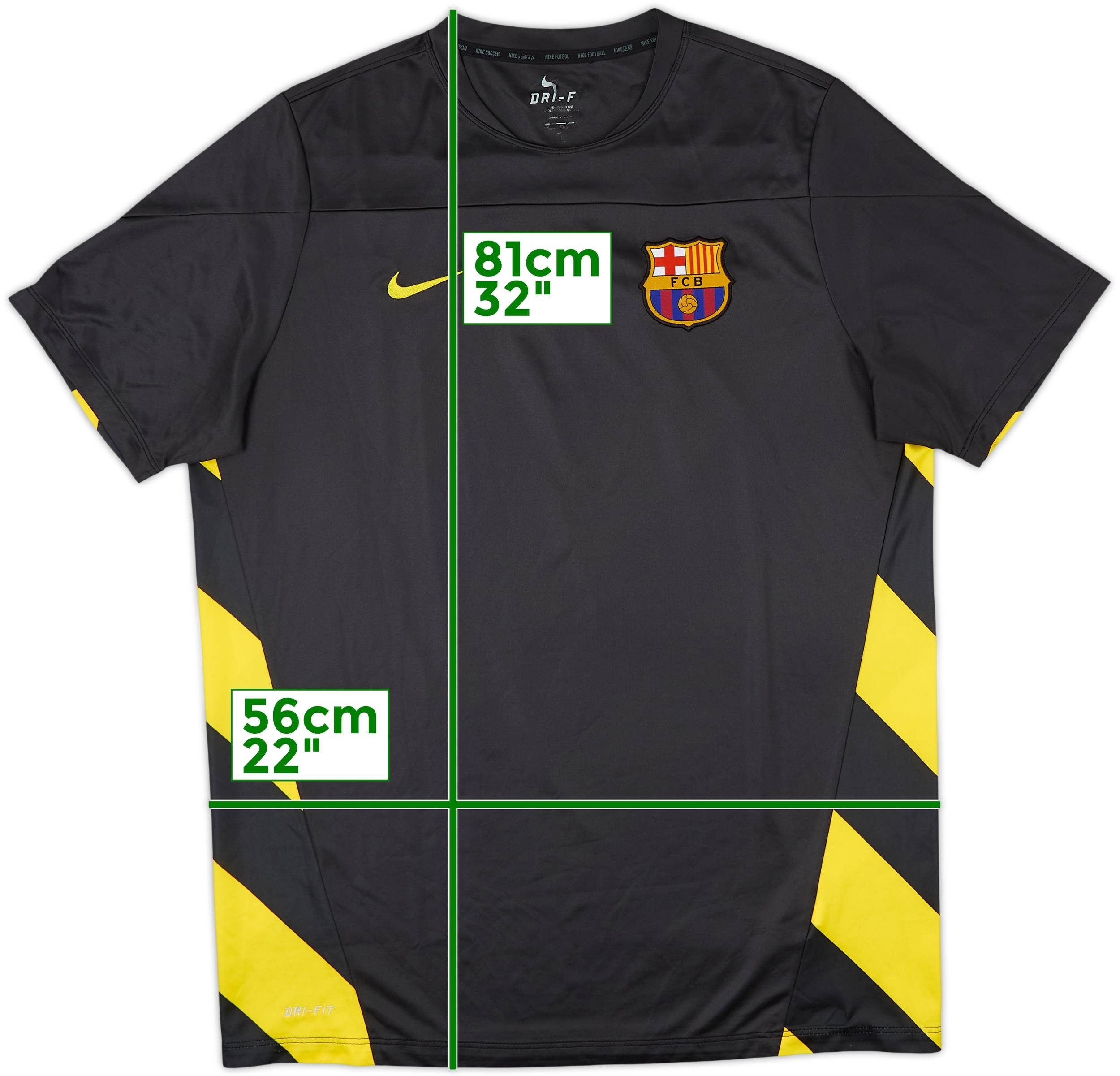 2013-14 Barcelona Nike Training Shirt - 9/10 - (XL)
