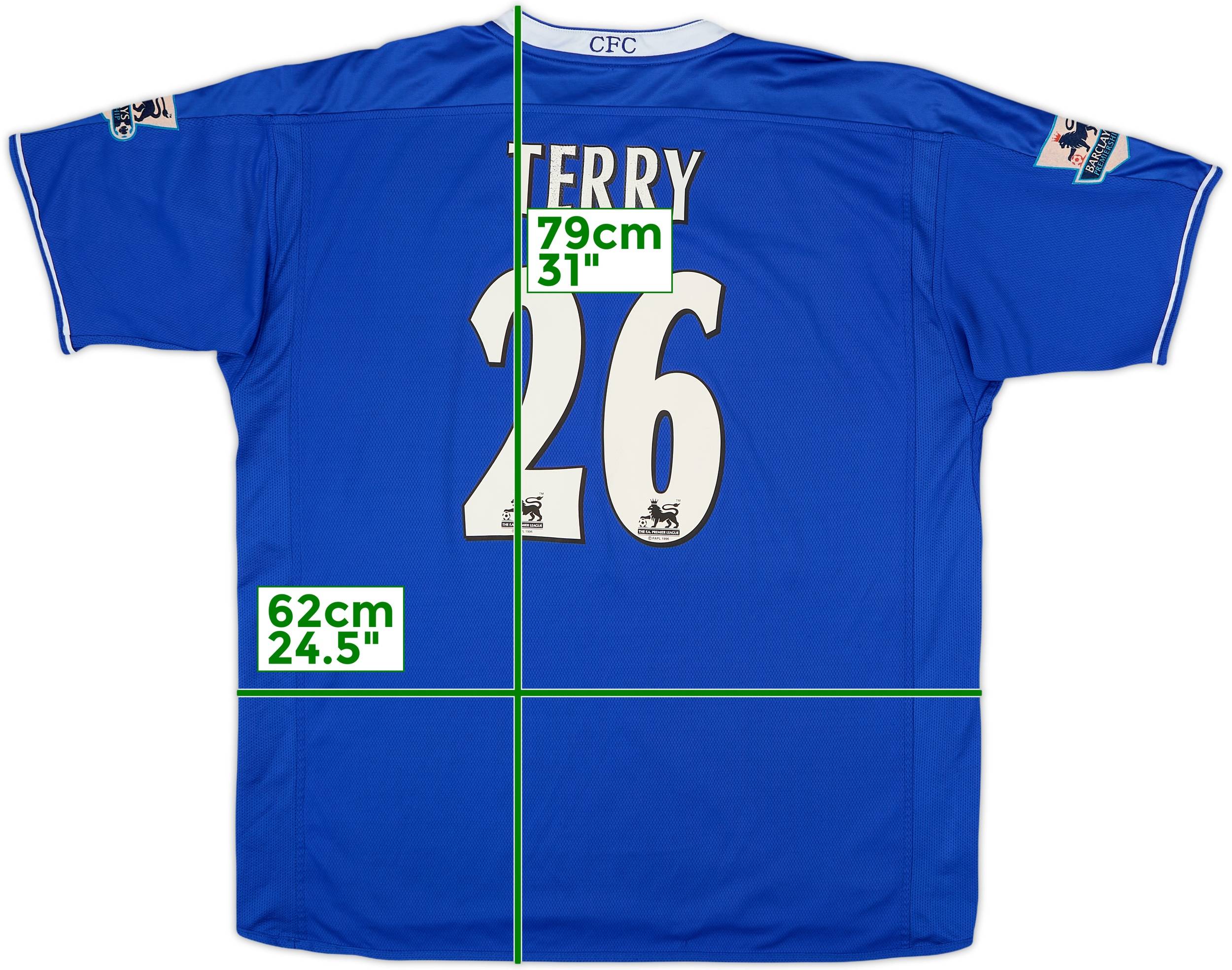2003-05 Chelsea Home Shirt Terry #26 - 5/10 - (XXL)