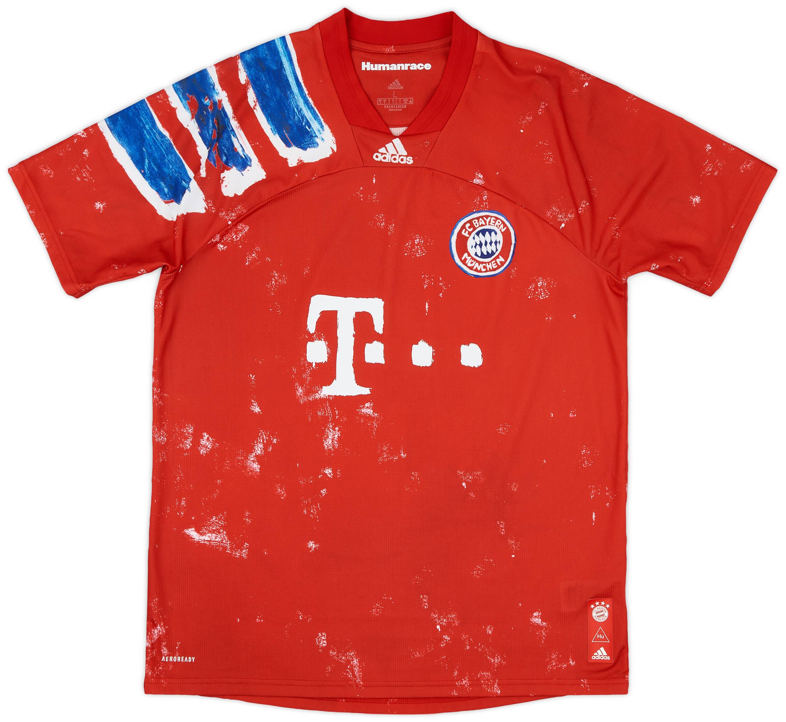 2020 21 Bayern Munich Adidas x Humanrace Pre Match Shirt 5 10 L