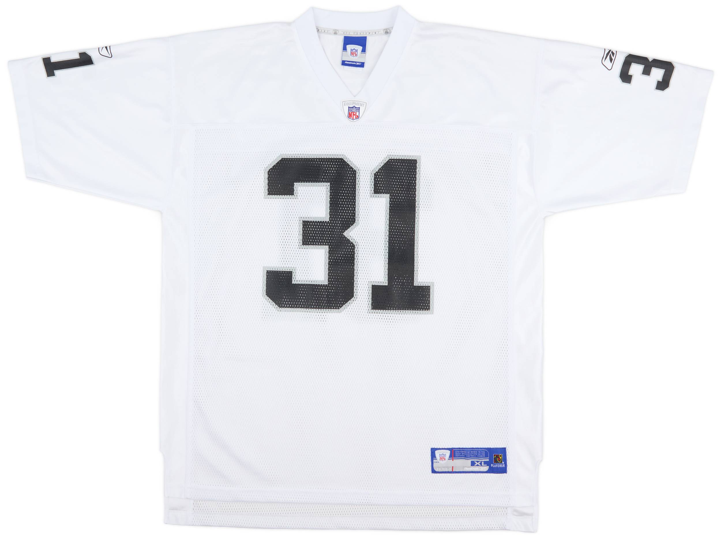 2004 Oakland Raiders Buchanon #31 Reebok On Field Away Jersey