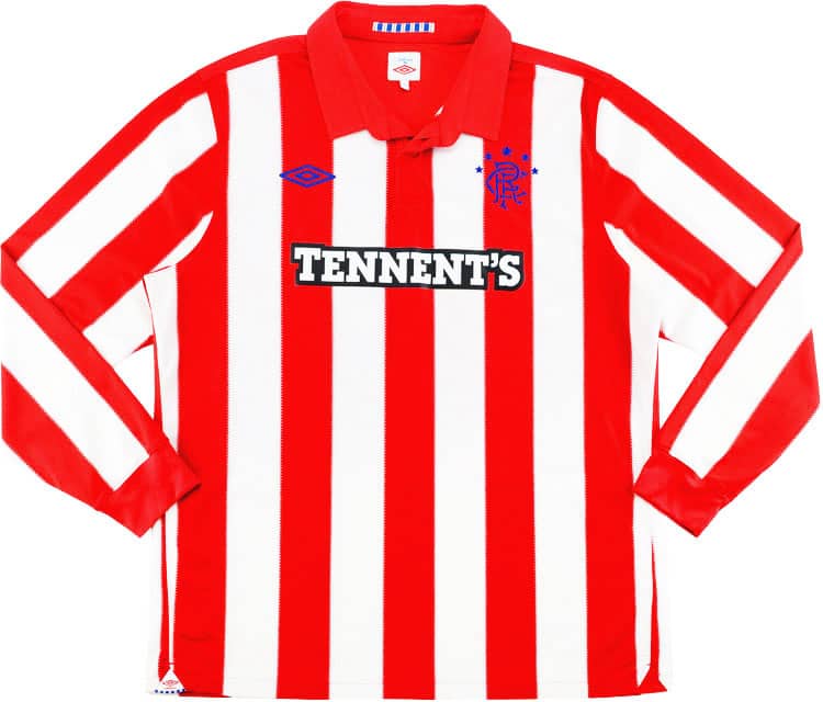 2010-11 Rangers Away L/S Shirt - 8/10 - (L)