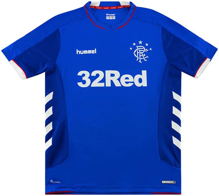 2018-19 Rangers Home Shirt - 8/10 - (M)
