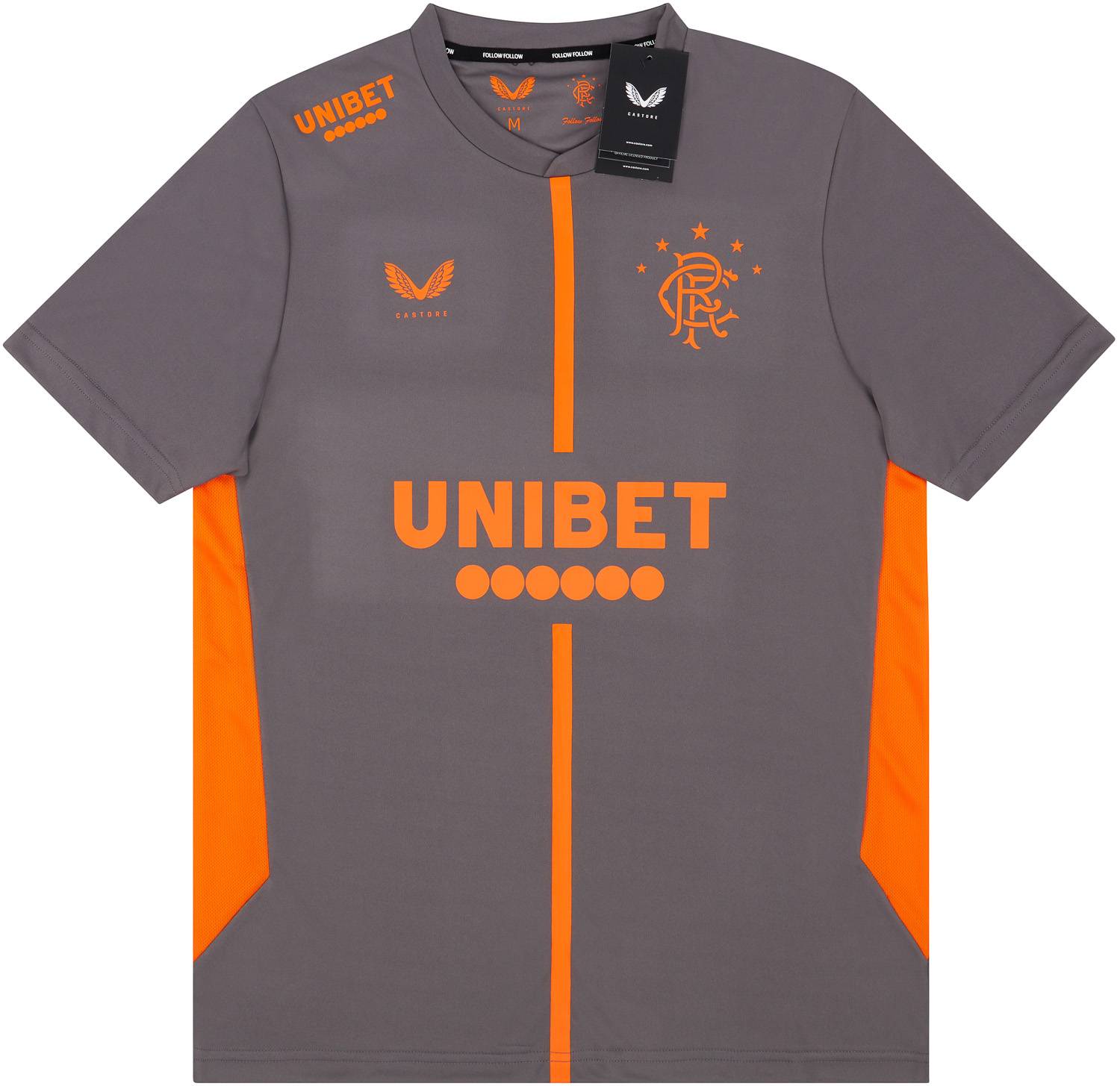 2020-21 Rangers Castore Pre-Match Training Tee