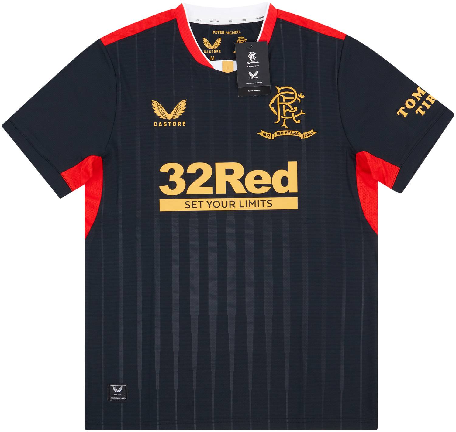 2021-22 Rangers '150 Years Anniversary' Away Shirt (S.Kids)