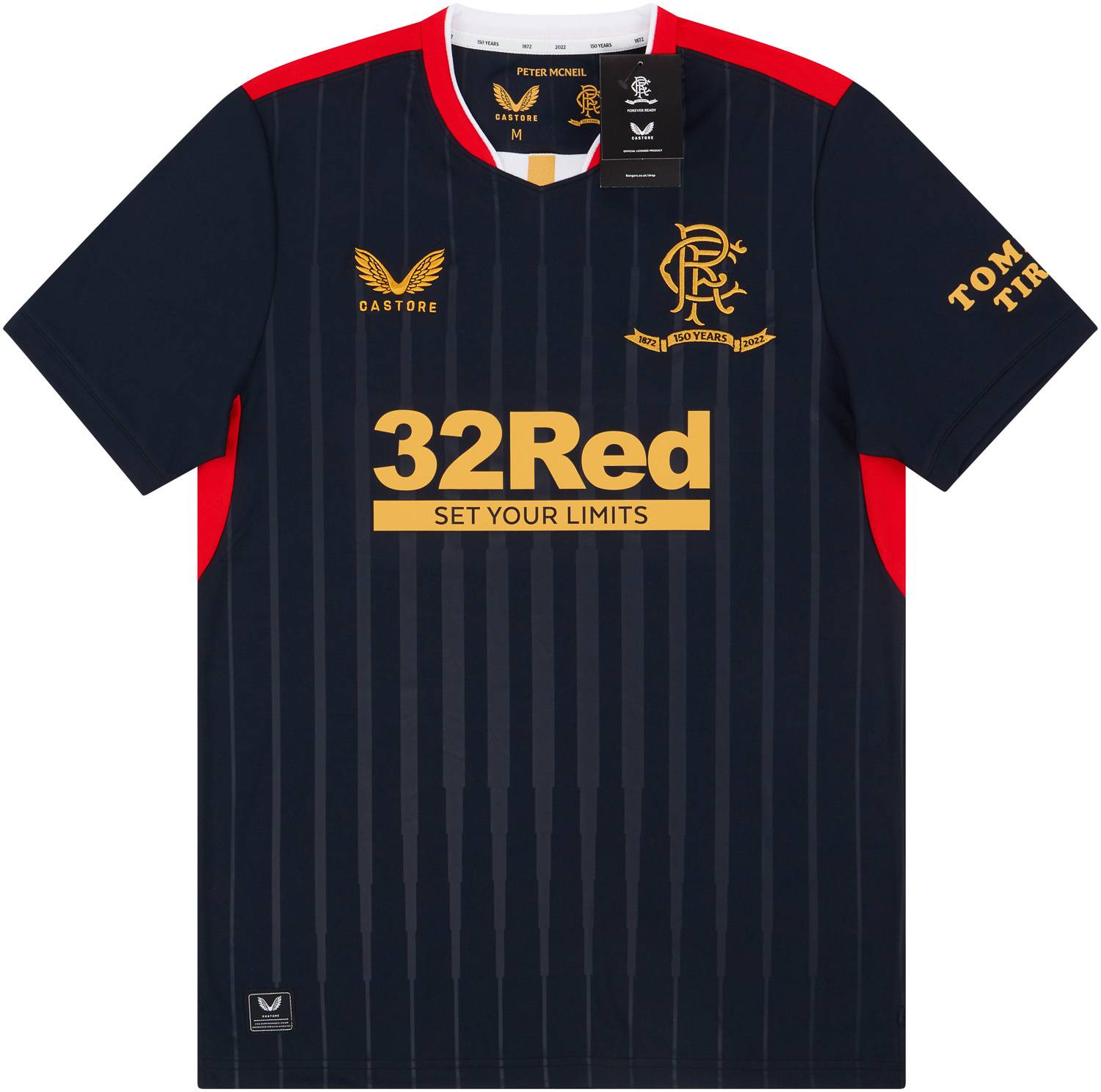 2021-22 Rangers '150 Years Anniversary' Away Shirt