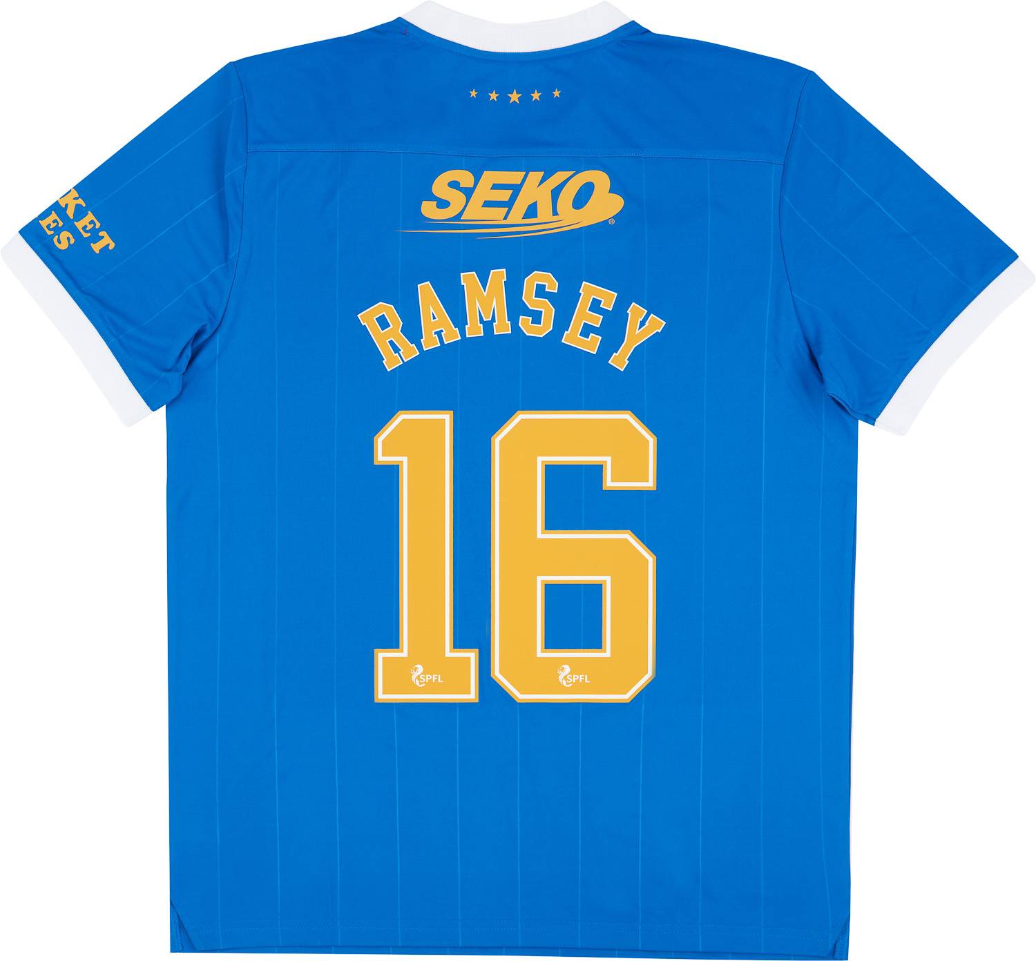 2021-22 Rangers '150 Years Anniversary' Home Shirt Ramsey #16