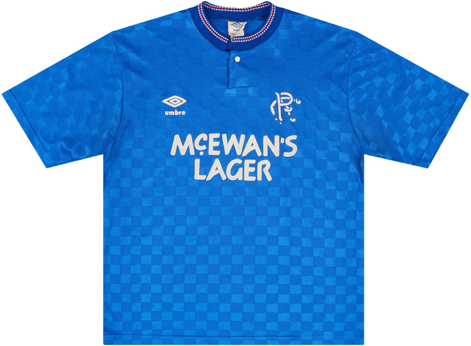 1987-90 Rangers Home Shirt - 8/10 - (S)