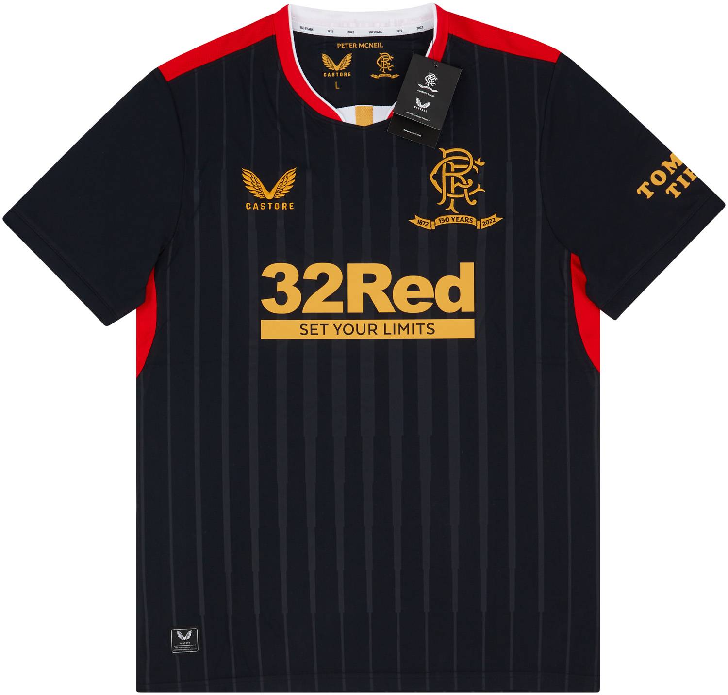 2021-22 Rangers Player Issue Pro '150 Years Anniversary' Away Shirt