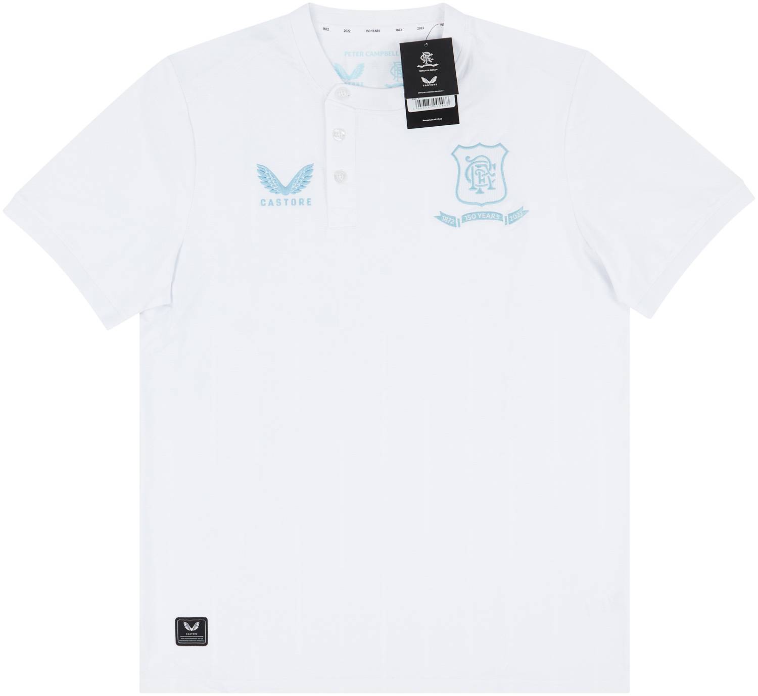 2021-22 Rangers Player Issue Pro '150 Years Anniversary' Fourth Shirt