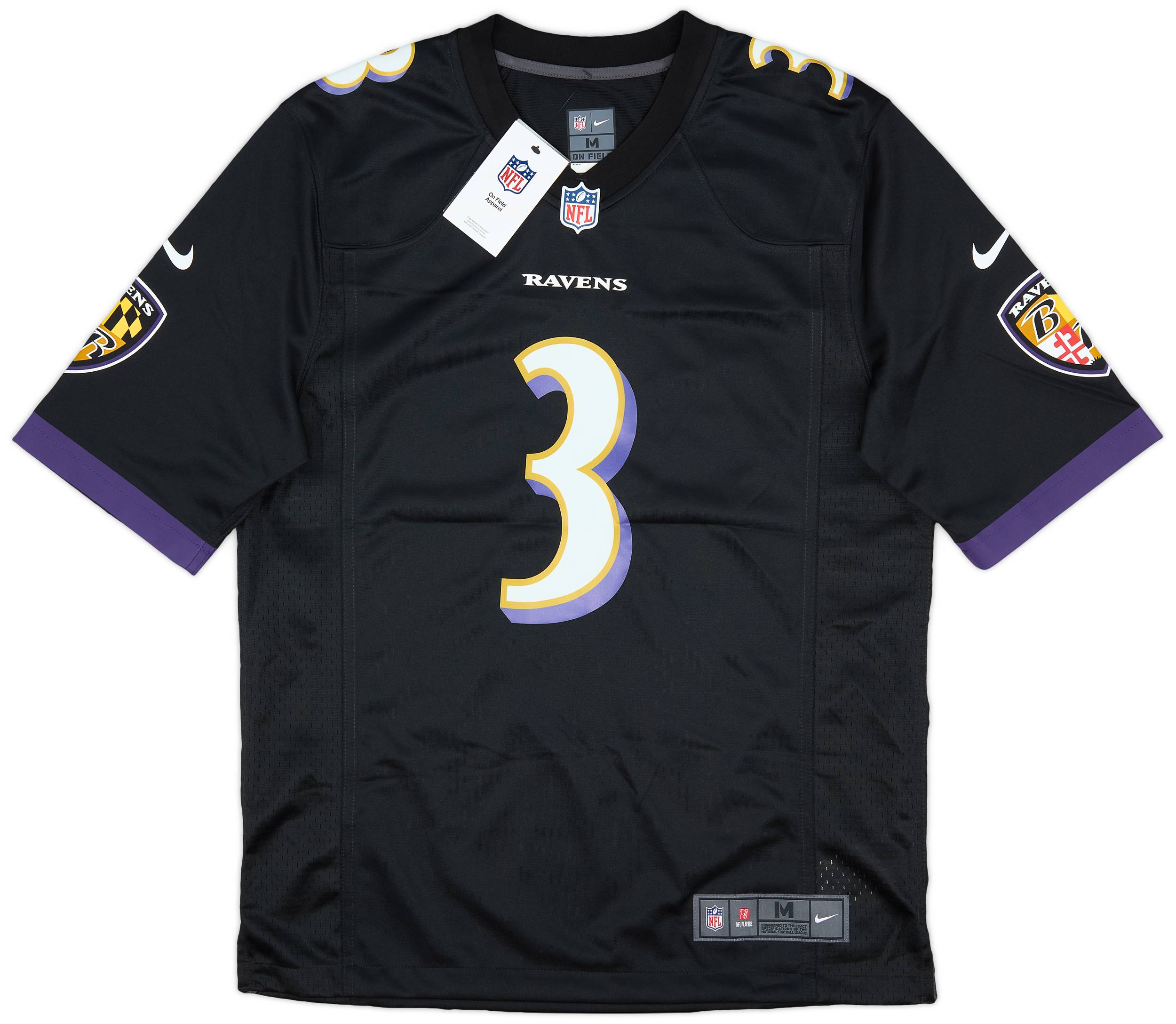 2023 Baltimore Ravens Beckham Jr #3 Nike Game Alternate Jersey (M)
