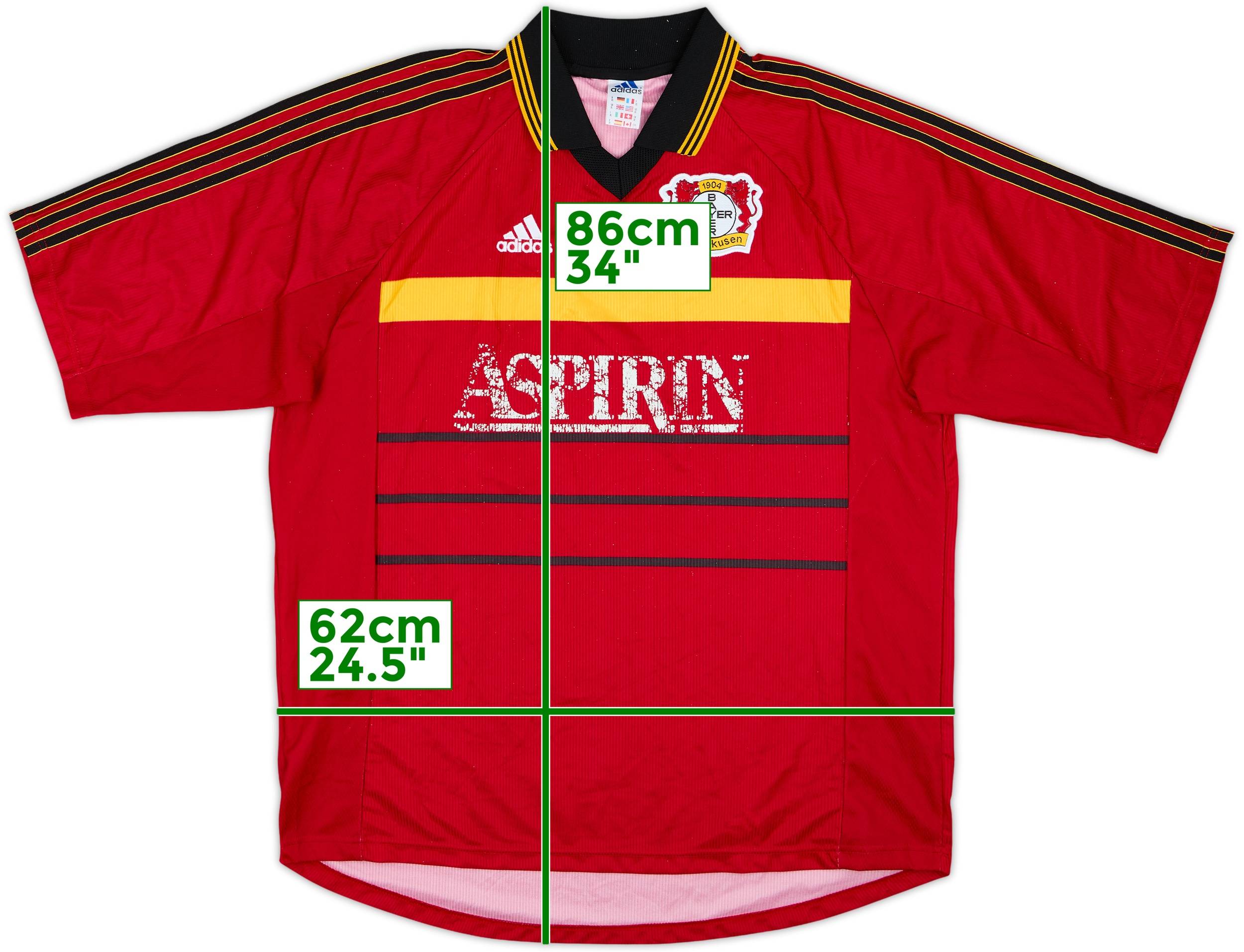 1998-00 Bayer Leverkusen Home Shirt Vladi #12 - 4/10 - (XL)