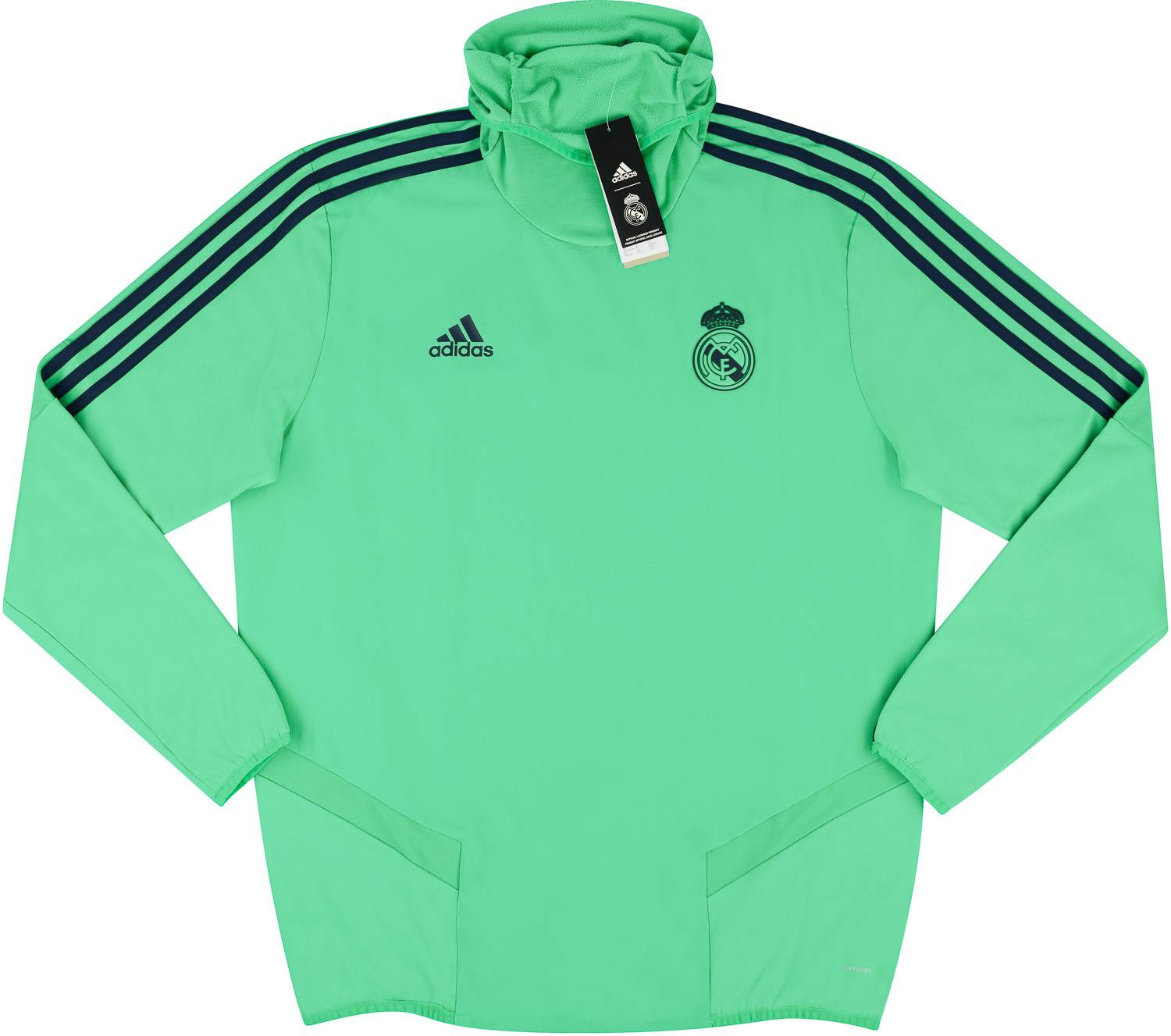 2019-20 Real Madrid adidas European Warm-Up Training Top (XS)