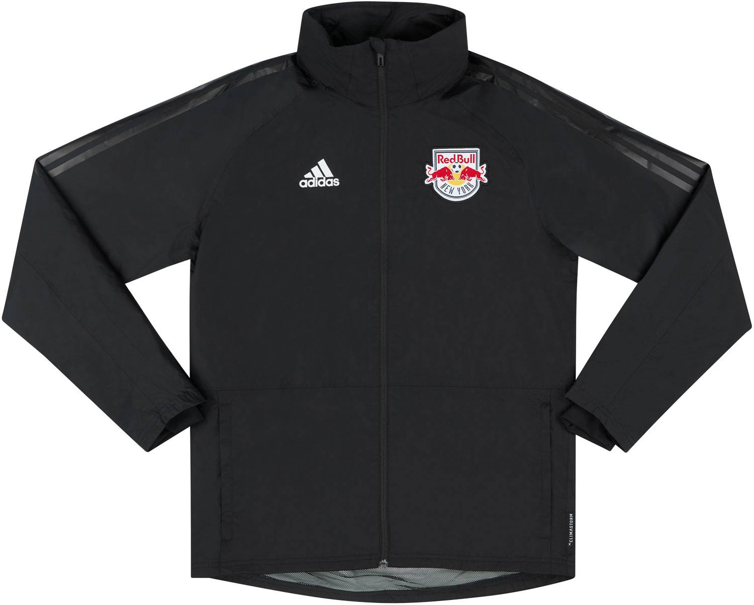2019 New York Red Bulls adidas Training Rain Jacket M