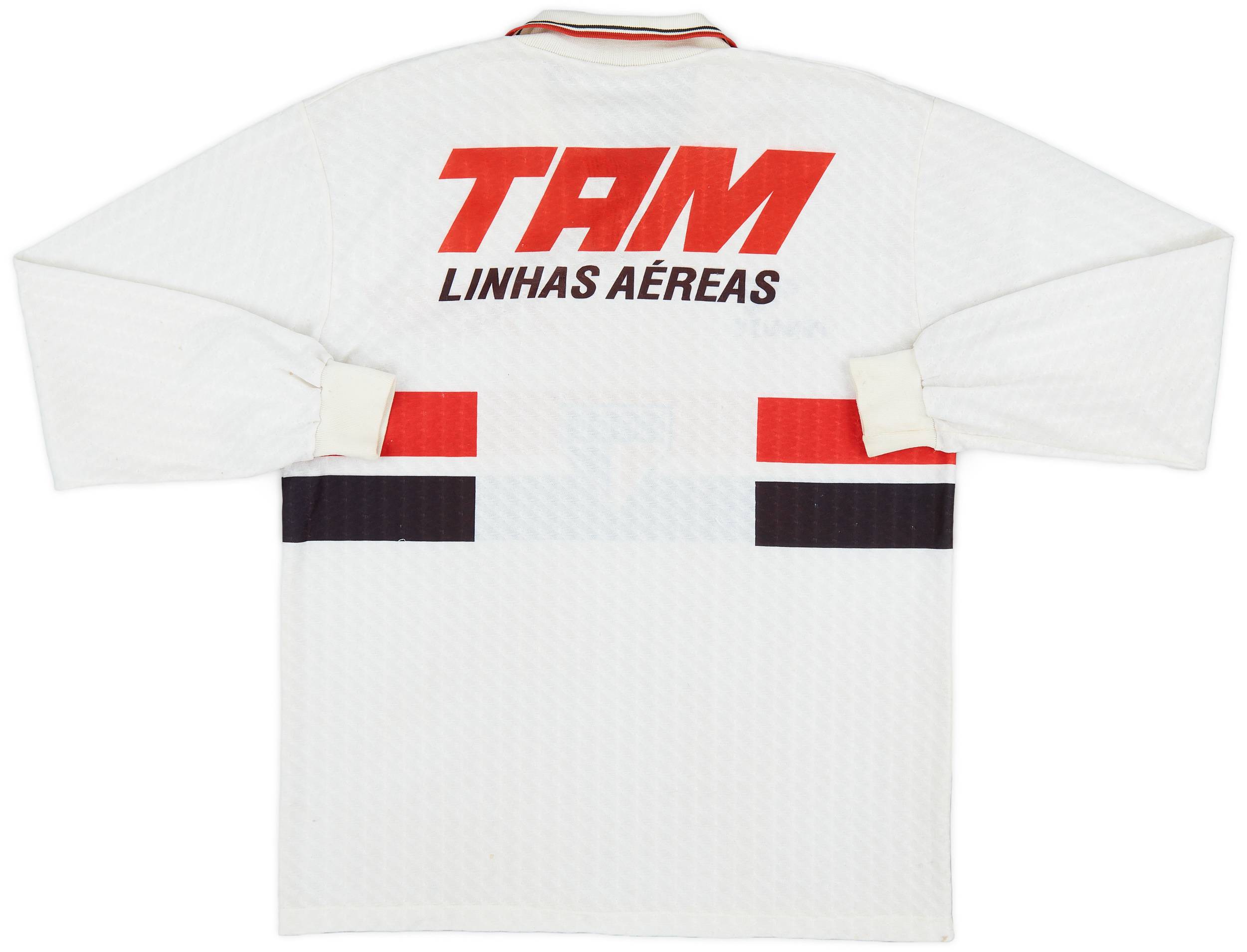 1993 Sao Paulo Home L/S Shirt - 7/10 - (L)