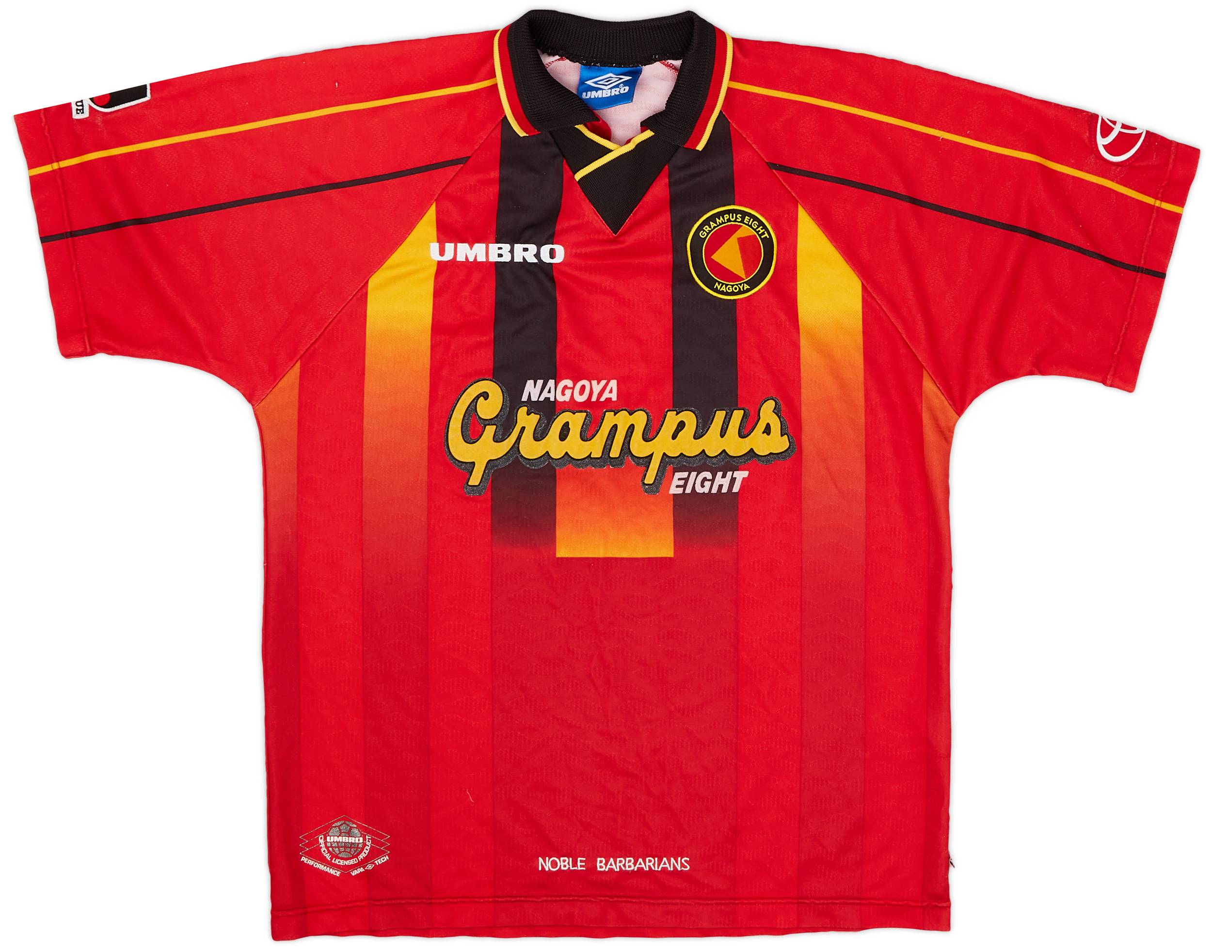 Nagoya Grampus 赤シャツ 1996-98 Nagoya Grampus Eight Home Shirt - 8/10 - (L)