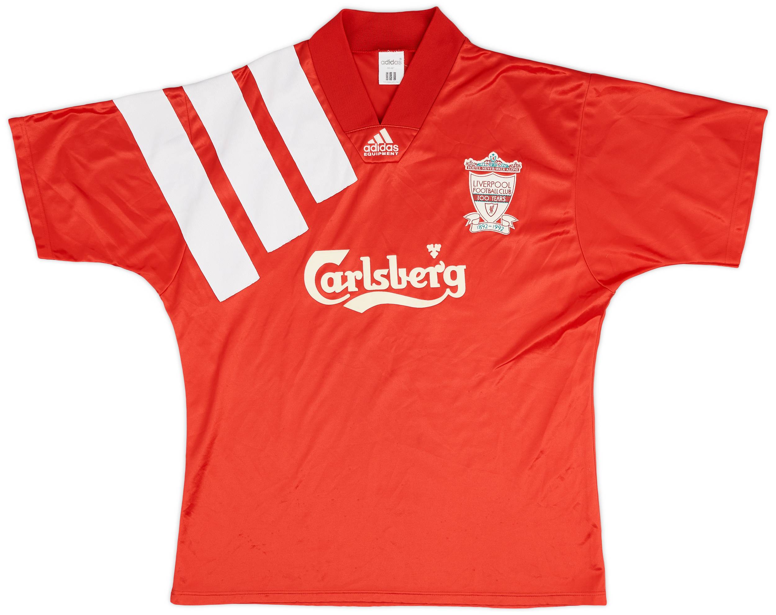 1992-93 Liverpool Centenary Home Shirt - 8/10 - (L/XL)