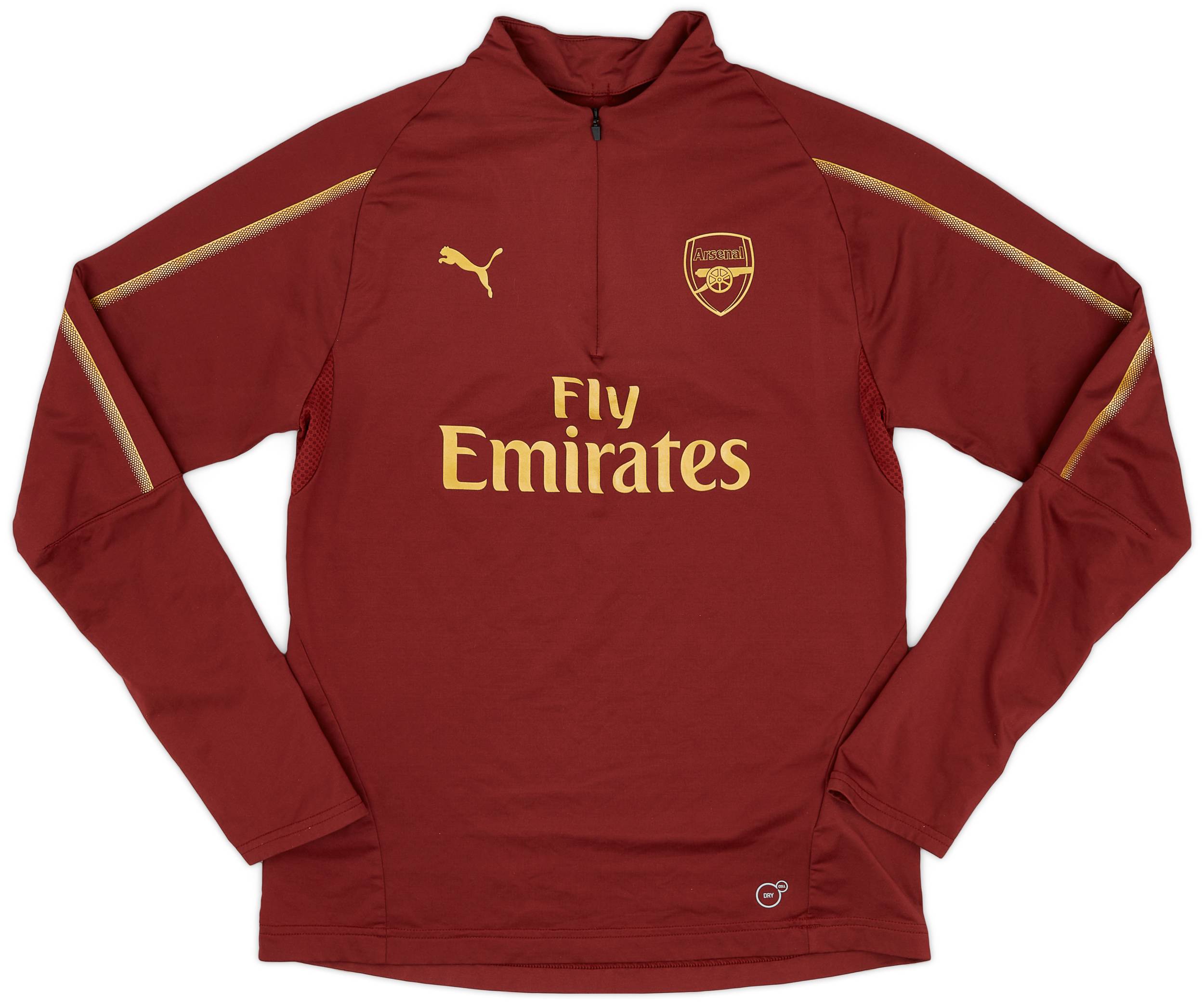 2017 18 Arsenal Puma 1 4 Zip Drill Top 9 10 Women s M