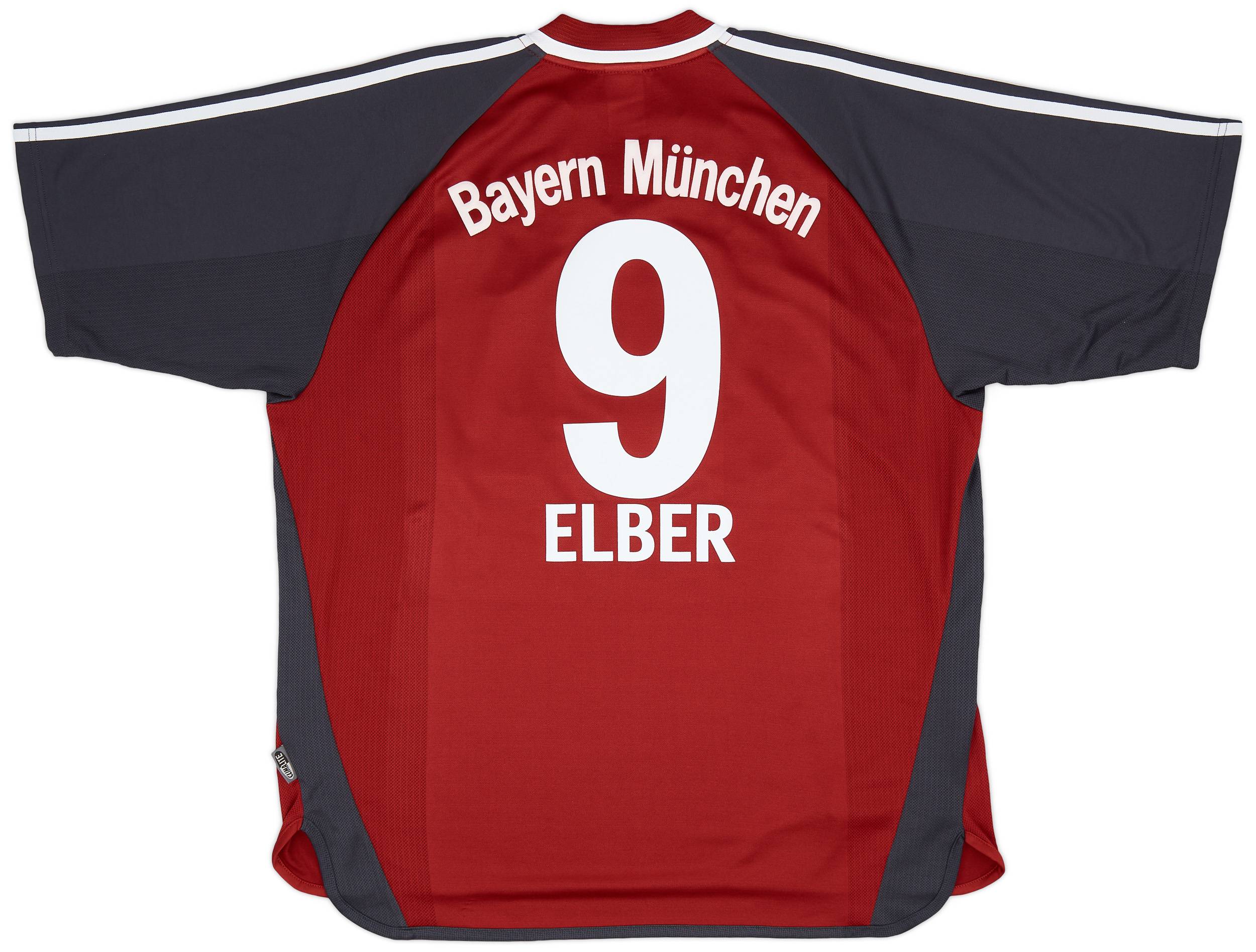 2001-02 Bayern Munich Home Shirt Elber #9 - 8/10 - (XL)