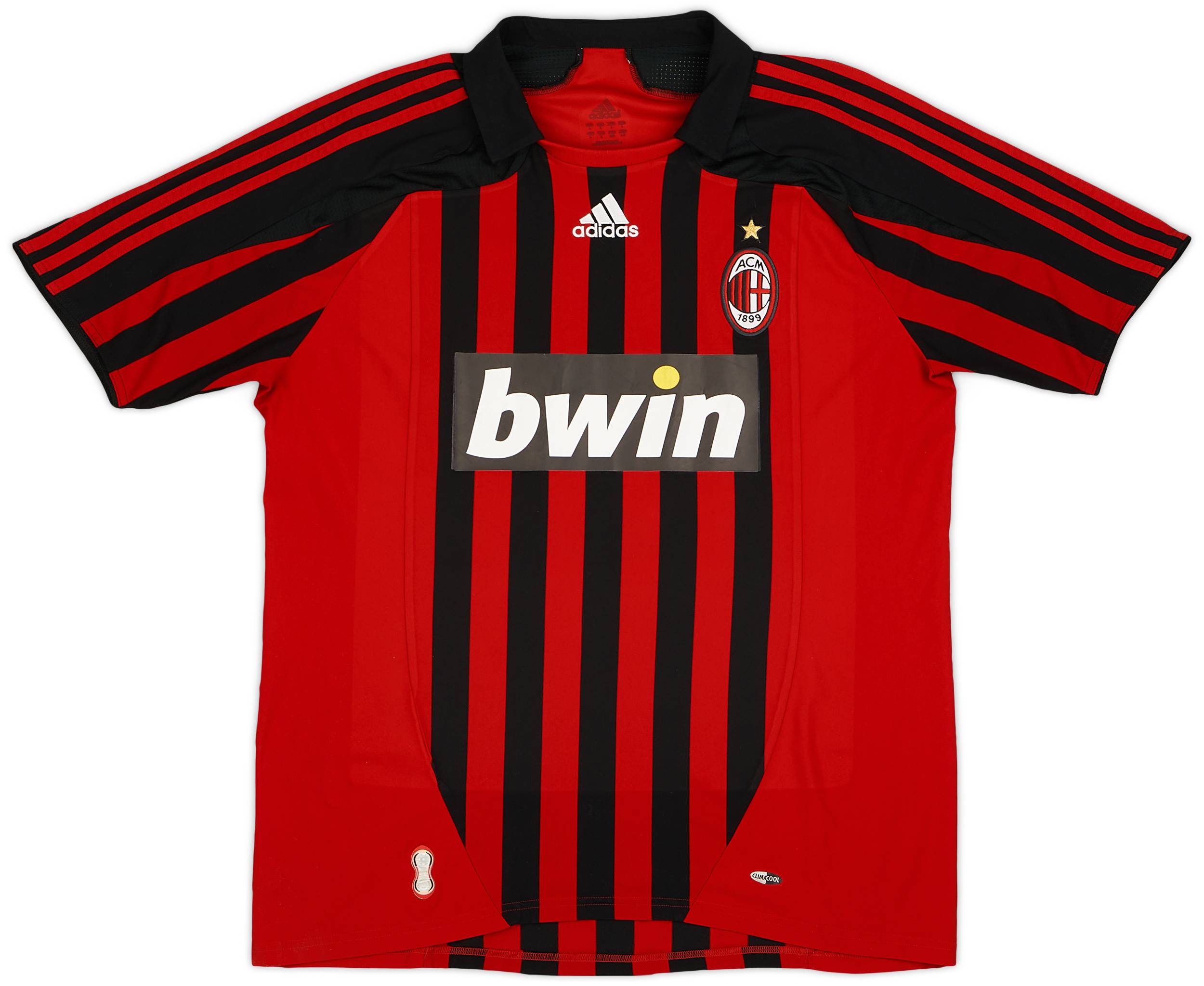 2007-08 AC Milan Home Shirt Ronaldo #99 - 7/10 - (L)