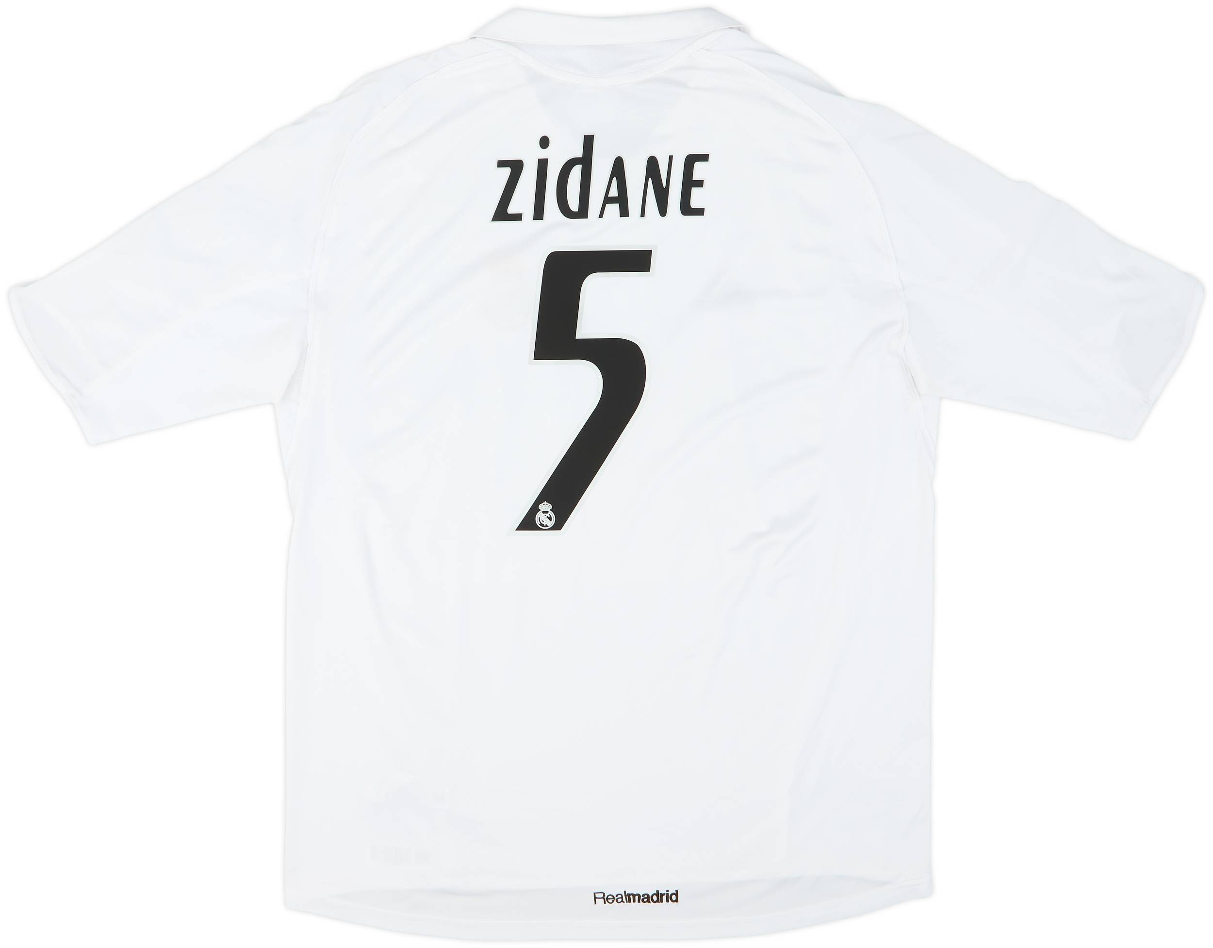 REAL MADRID ジダン 5番 シャツ 2005-06 Real Madrid Home Shirt Zidane #5