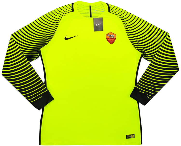 2016-17 Roma Player Issue GK Away Shirt (XL)