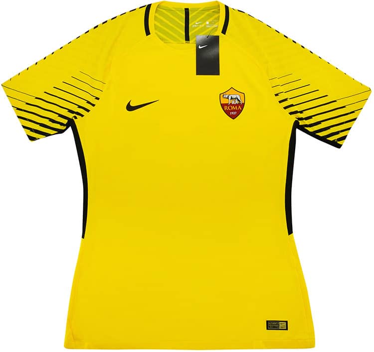 2017-18 Roma Player Issue GK Fourth S/S Shirt (XL)