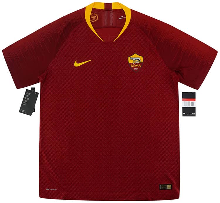 2018-19 Roma Authentic Home Shirt - NEW